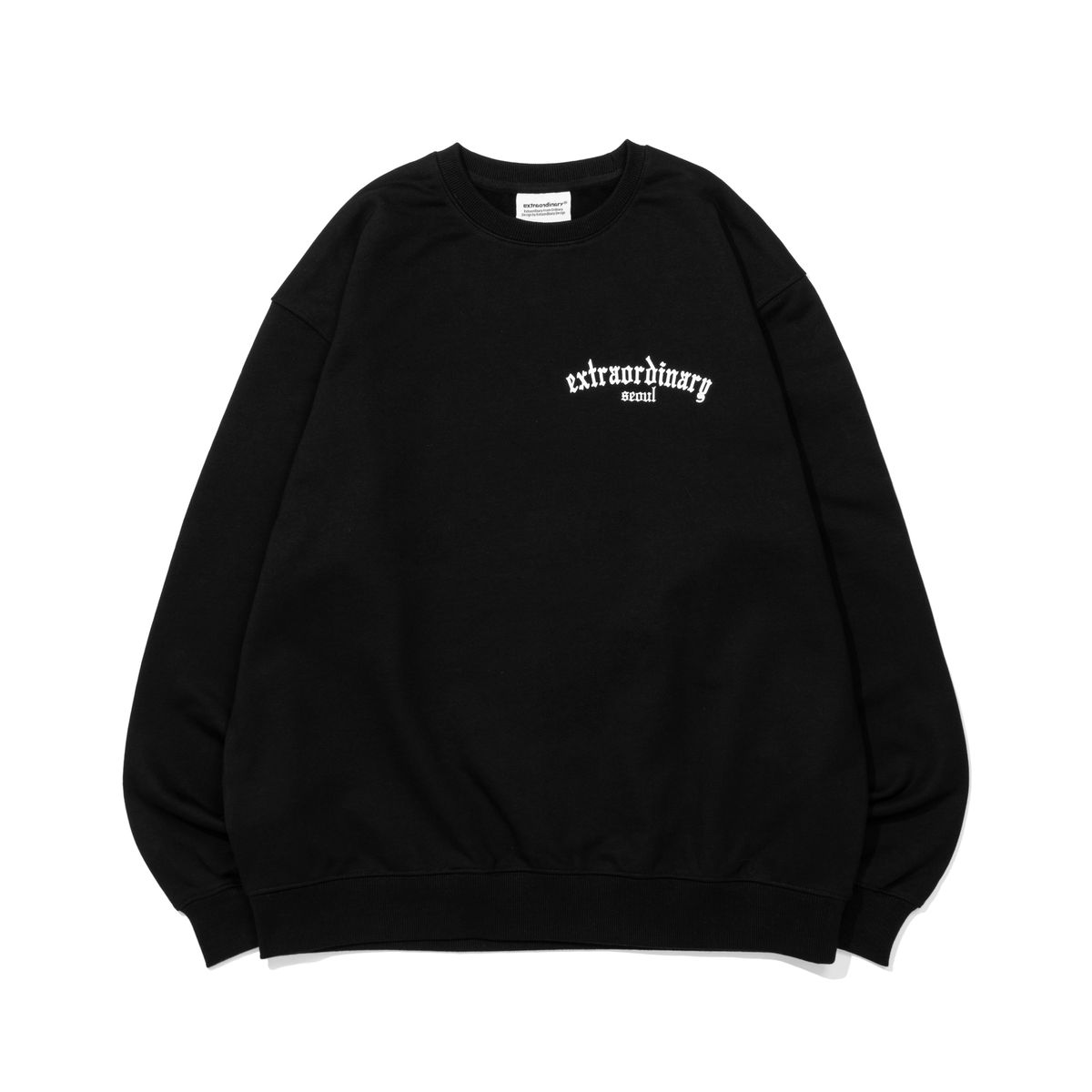엑스트라오디너리(EXTRAORDINARY) KING TAROT CREWNECK BLACK