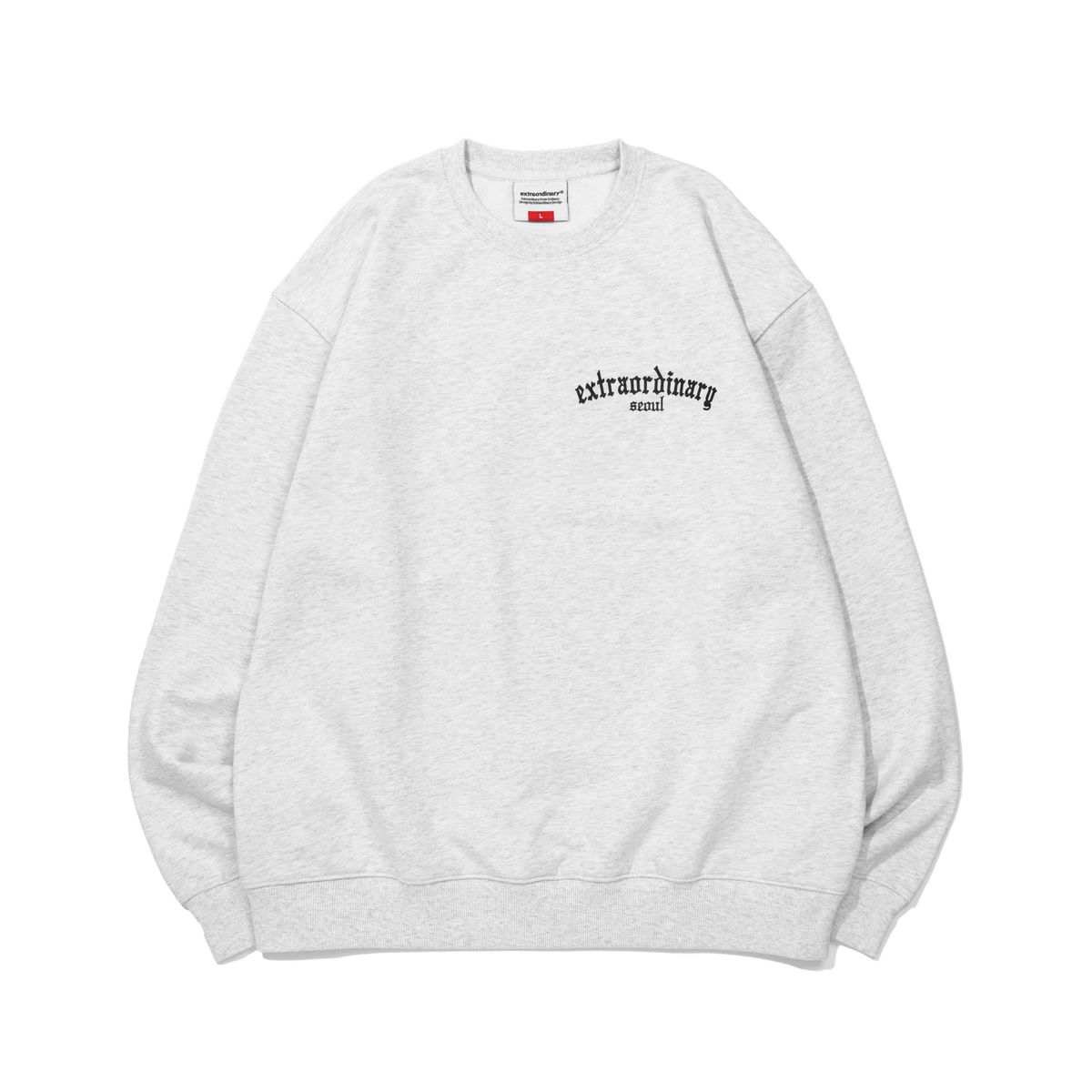 엑스트라오디너리(EXTRAORDINARY) QUEEN TAROT CREWNECK L.M/GREY