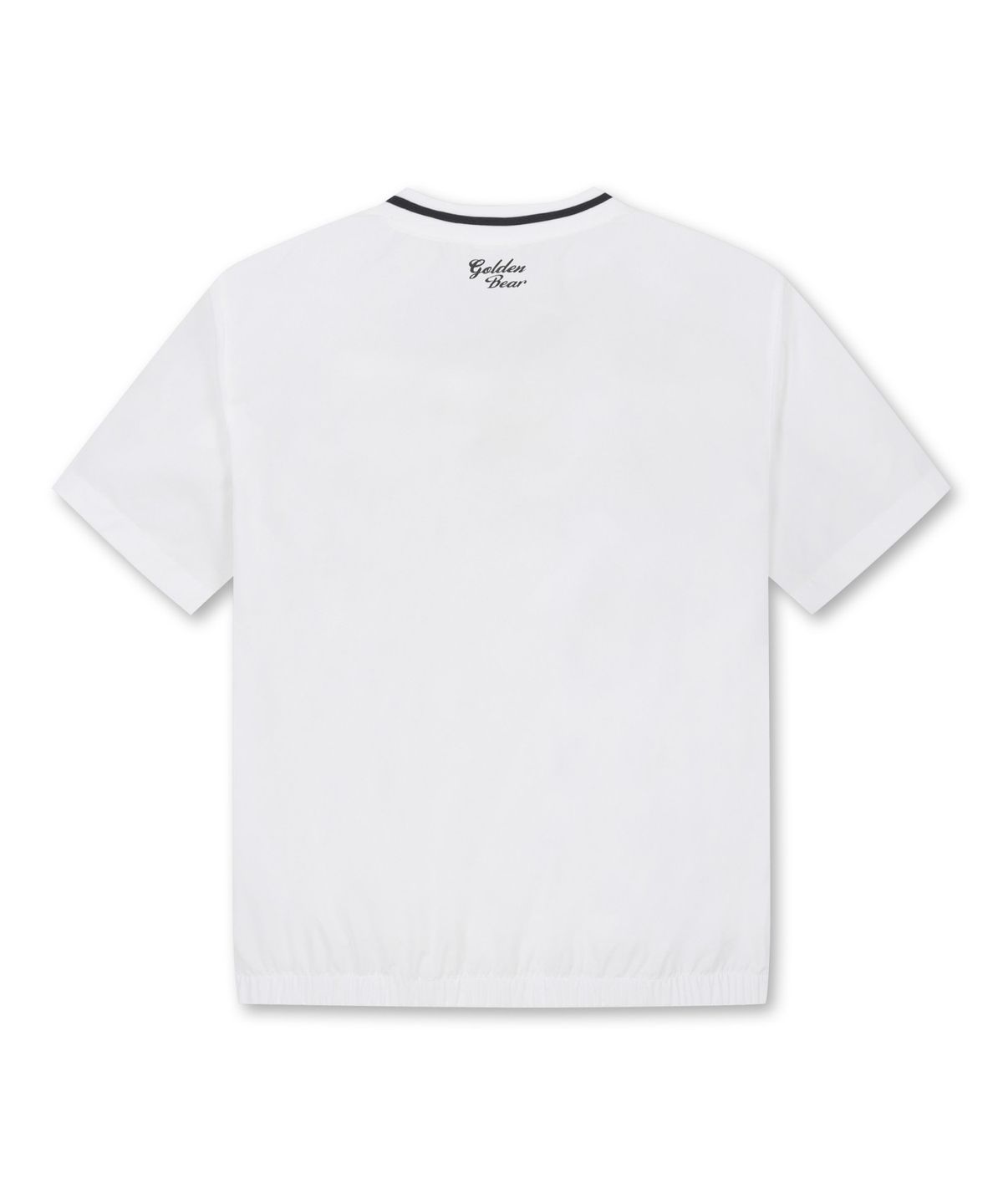 골든베어(GOLDEN BEAR) 1/2 Sleeves V Neck Woven Pullover_G4TAM25211WHX