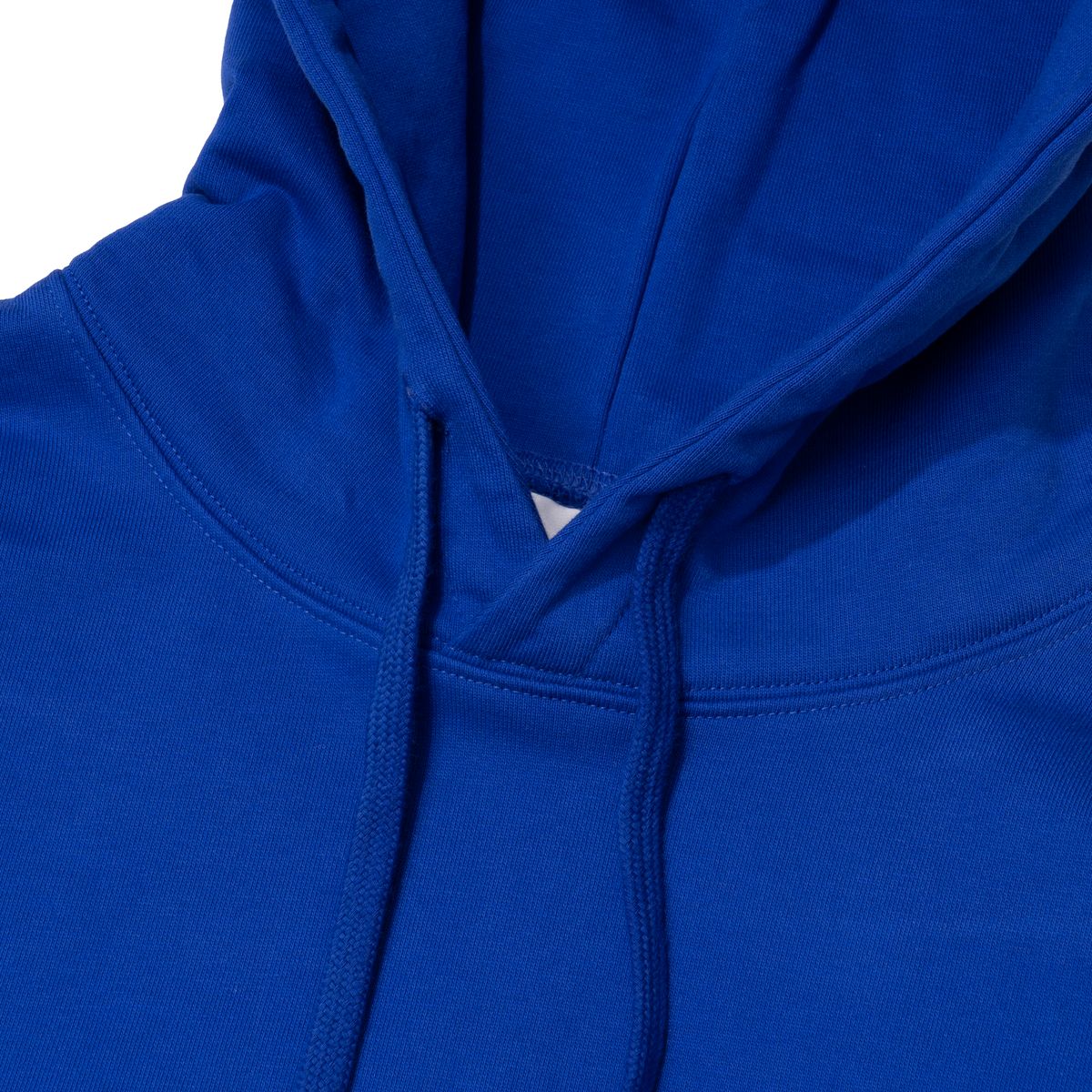 엑스트라오디너리(EXTRAORDINARY) EX BASIC LOGO HOODIE D/BLUE
