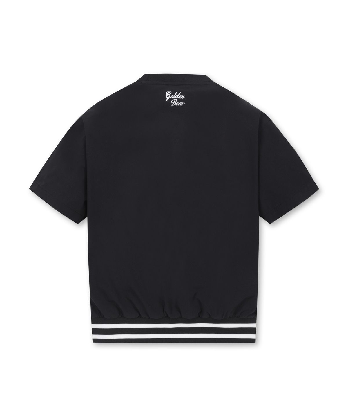 골든베어(GOLDEN BEAR) (WOMEN) Woven Round Sweatshirt_G5TAM25211BKX