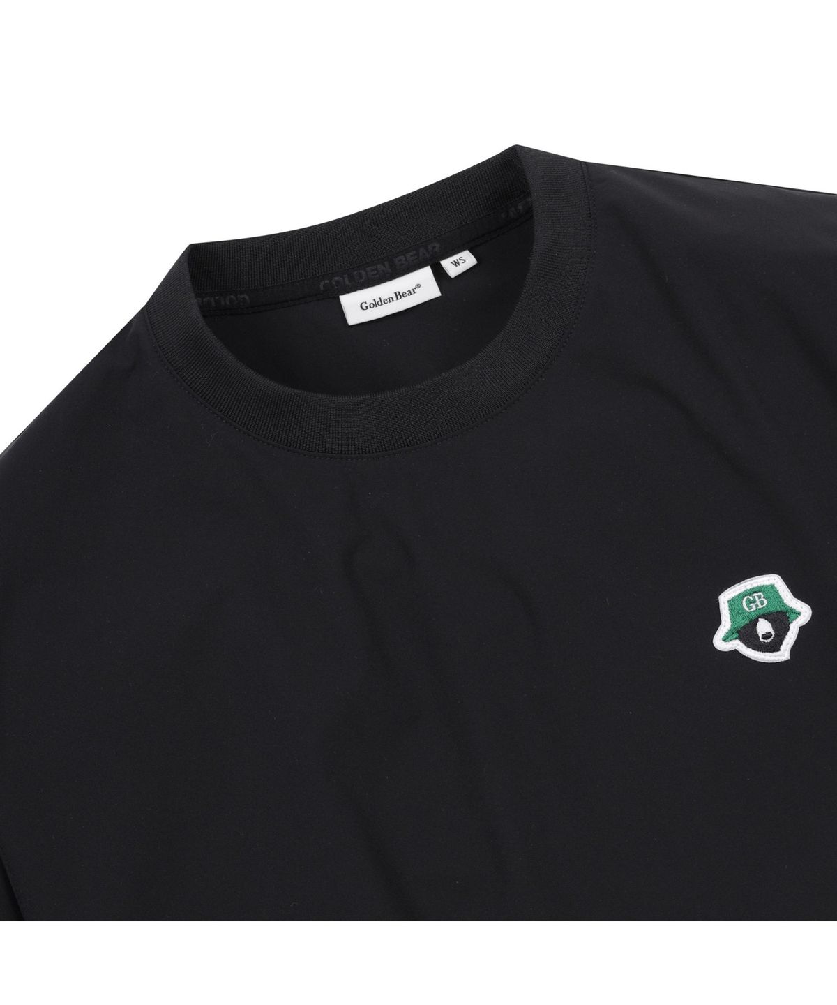 골든베어(GOLDEN BEAR) (WOMEN) Woven Round Sweatshirt_G5TAM25211BKX