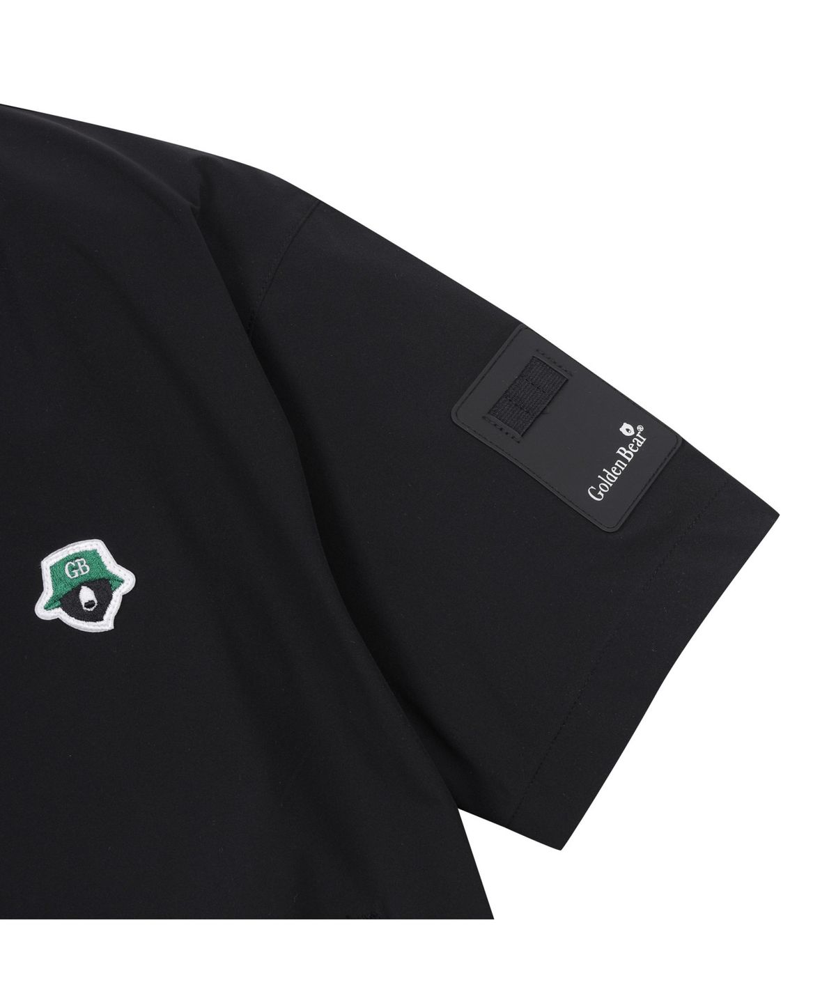 골든베어(GOLDEN BEAR) (WOMEN) Woven Round Sweatshirt_G5TAM25211BKX