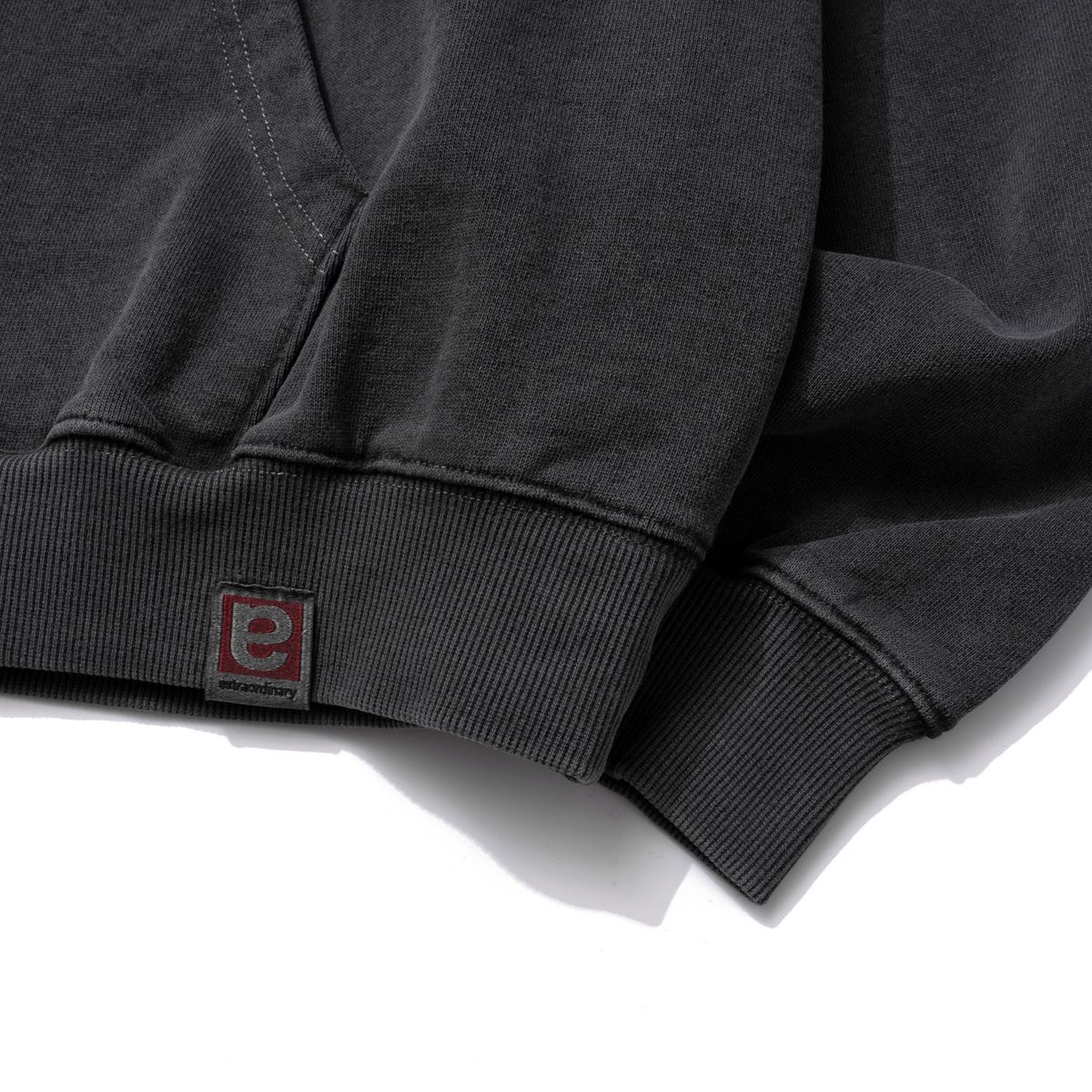 엑스트라오디너리(EXTRAORDINARY) HELLYEAH PIGMENT HOODIE CHARCOAL