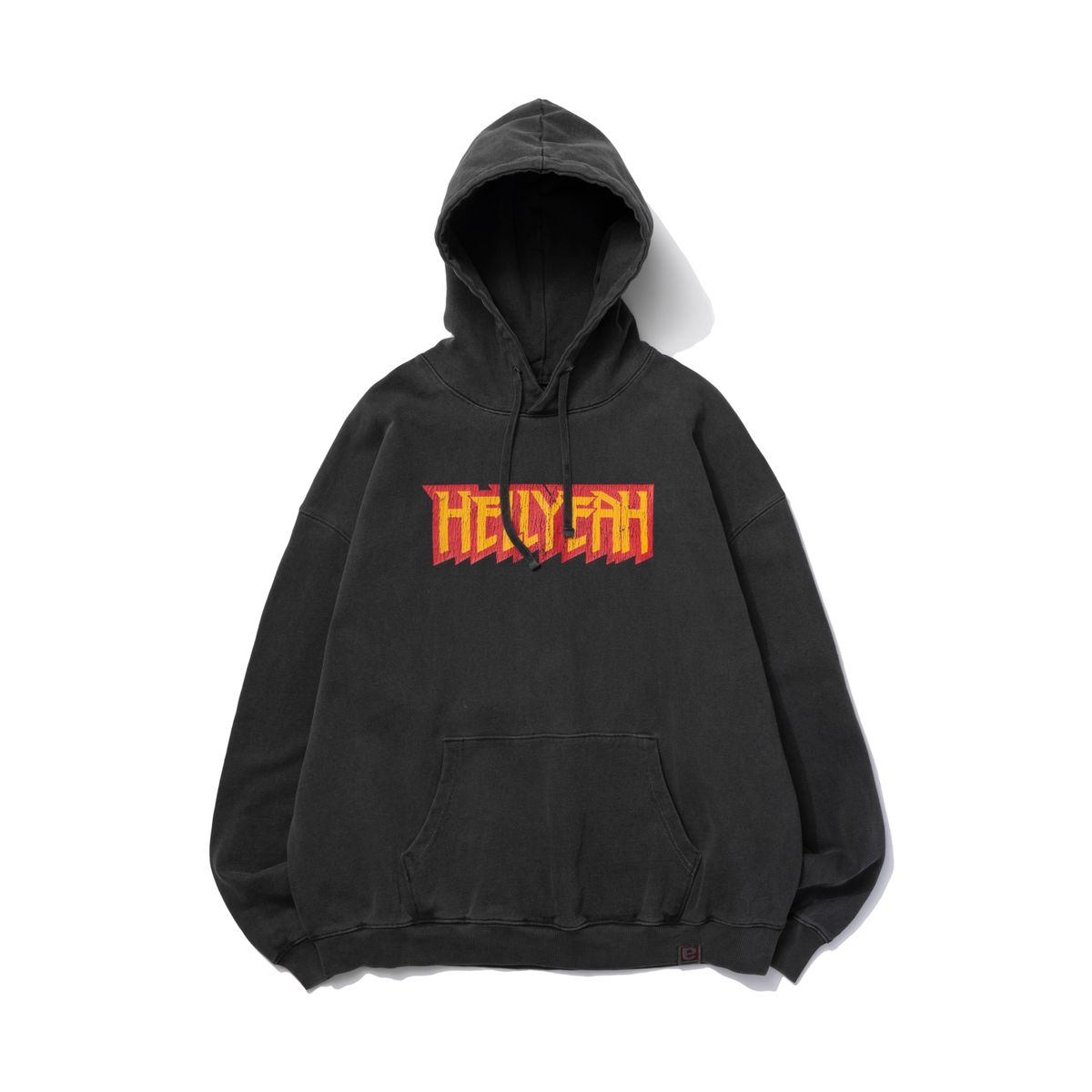 엑스트라오디너리(EXTRAORDINARY) HELLYEAH PIGMENT HOODIE CHARCOAL