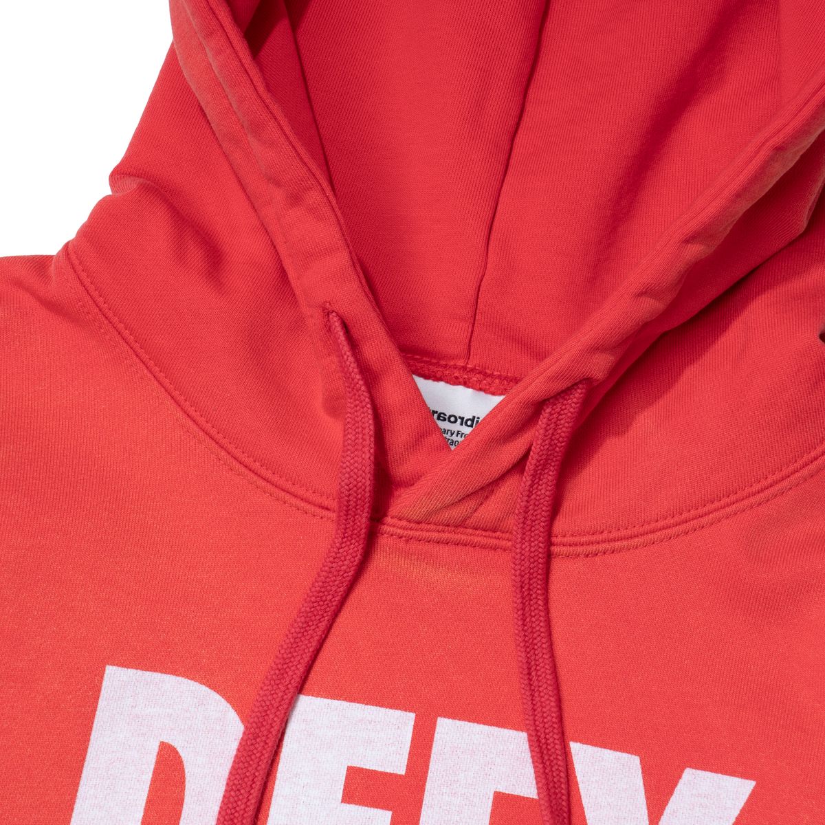 엑스트라오디너리(EXTRAORDINARY) DEFY THE ODDS FADE WASHING HOODIE RED