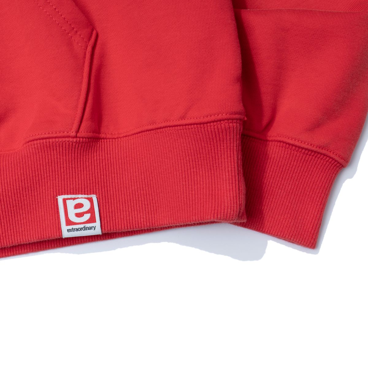 엑스트라오디너리(EXTRAORDINARY) DEFY THE ODDS FADE WASHING HOODIE RED