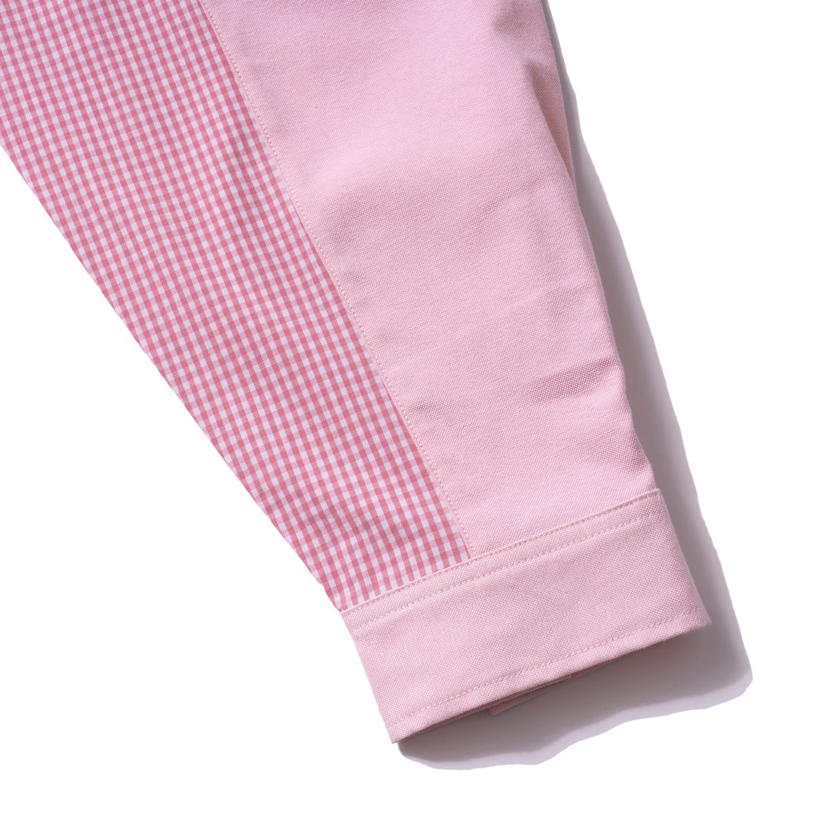 엑스트라오디너리(EXTRAORDINARY) PATCHWORK SHIRT PINK