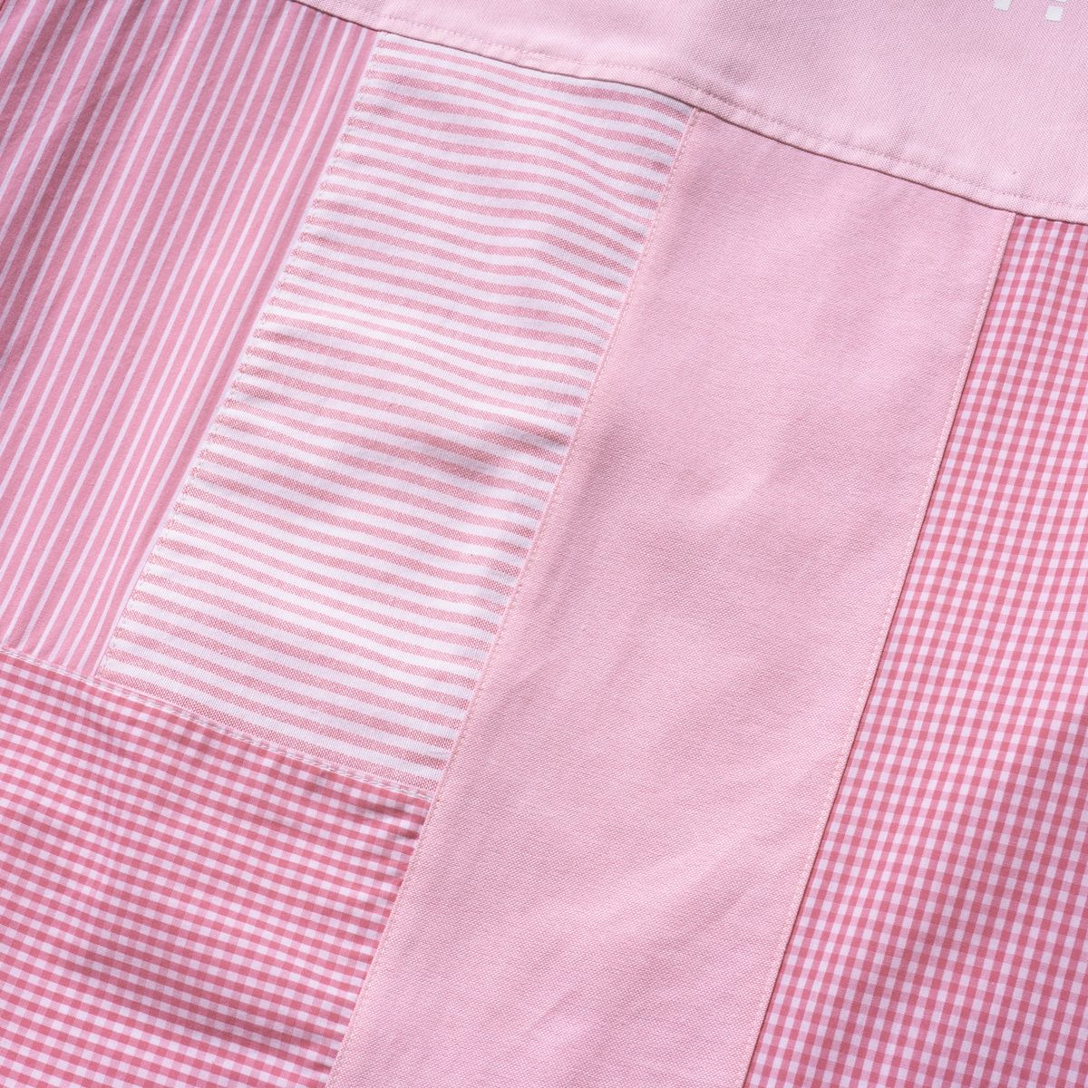 엑스트라오디너리(EXTRAORDINARY) PATCHWORK SHIRT PINK