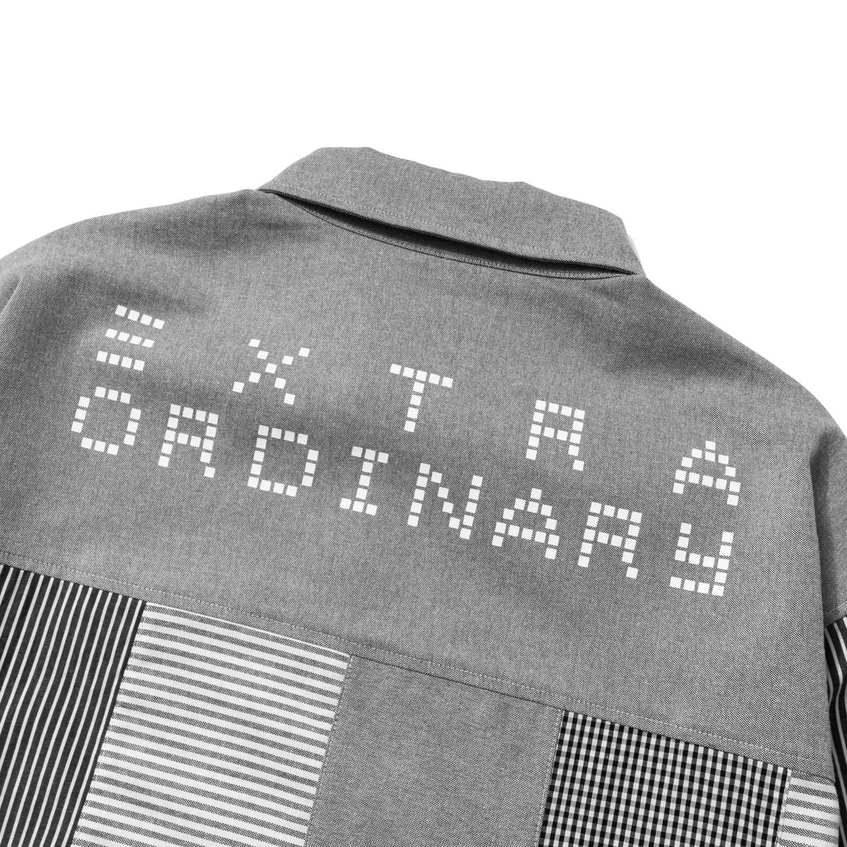 엑스트라오디너리(EXTRAORDINARY) PATCHWORK SHIRT BLACK