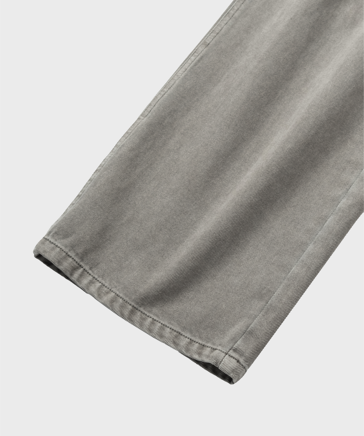 넌블랭크(NONBLANK) 다잉 데님 팬츠_GREYISH KHAKI