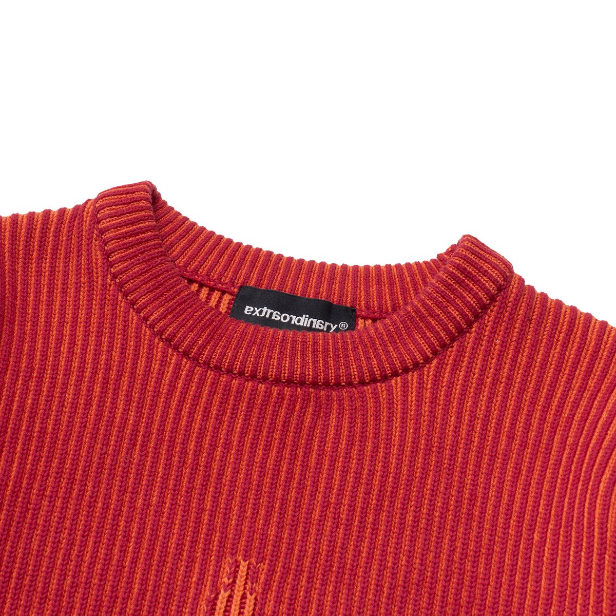 엑스트라오디너리(EXTRAORDINARY) STAR JACQUARD SWEATER RED