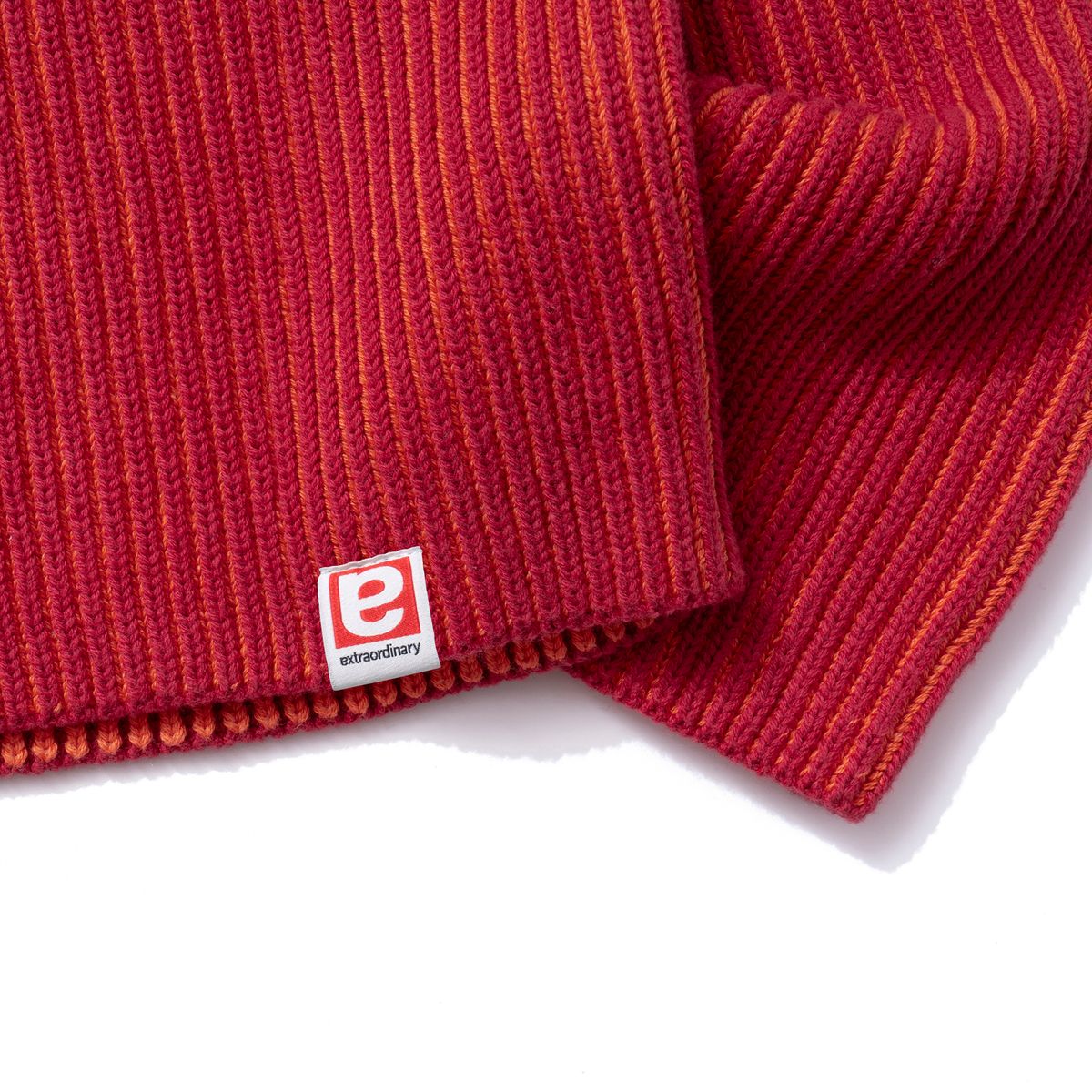 엑스트라오디너리(EXTRAORDINARY) STAR JACQUARD SWEATER RED