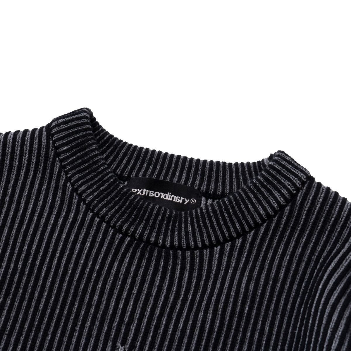 엑스트라오디너리(EXTRAORDINARY) STAR JACQUARD SWEATER BLACK