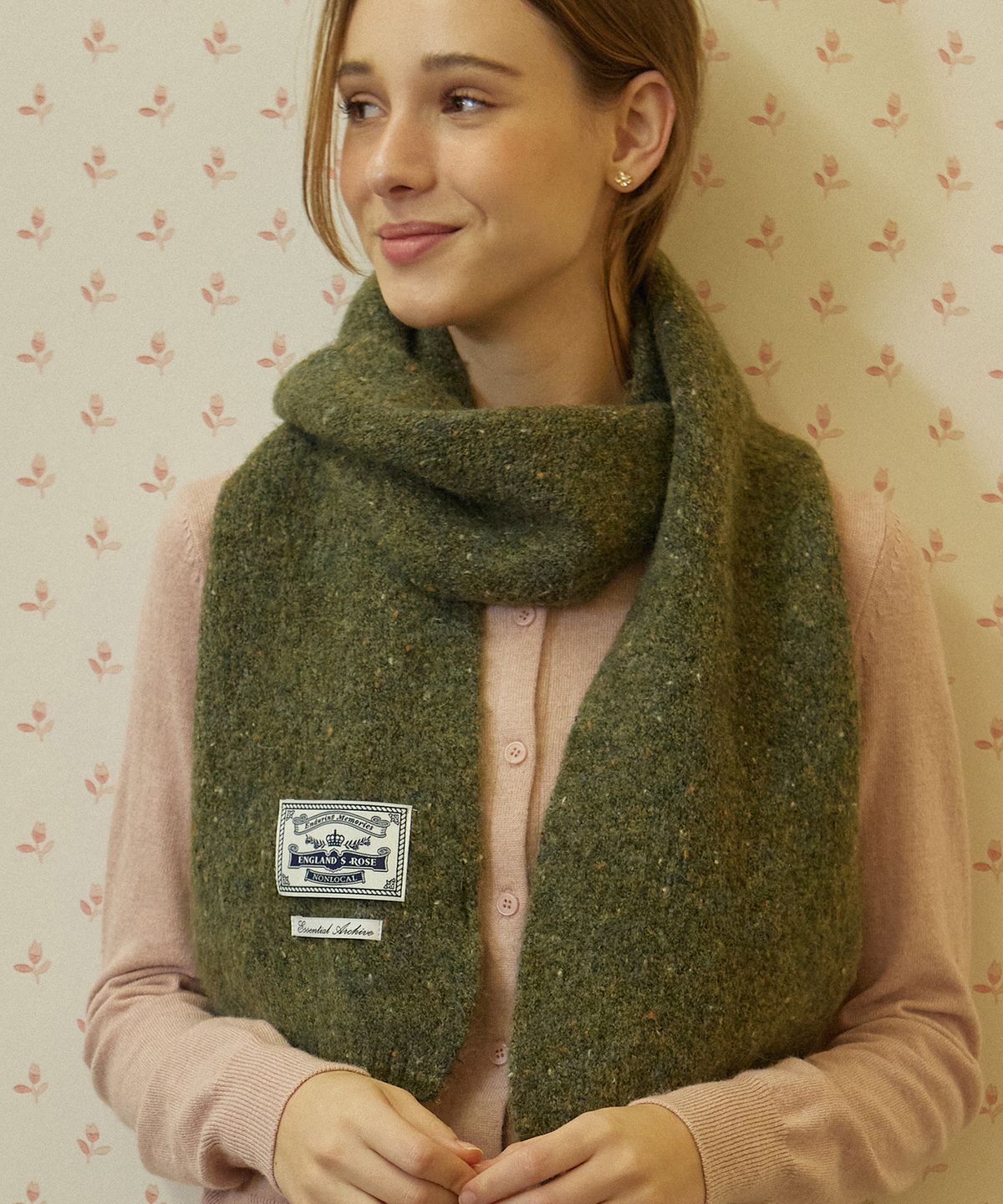 논로컬(NONLOCAL) Color Blend Knit Muffler - 4Color