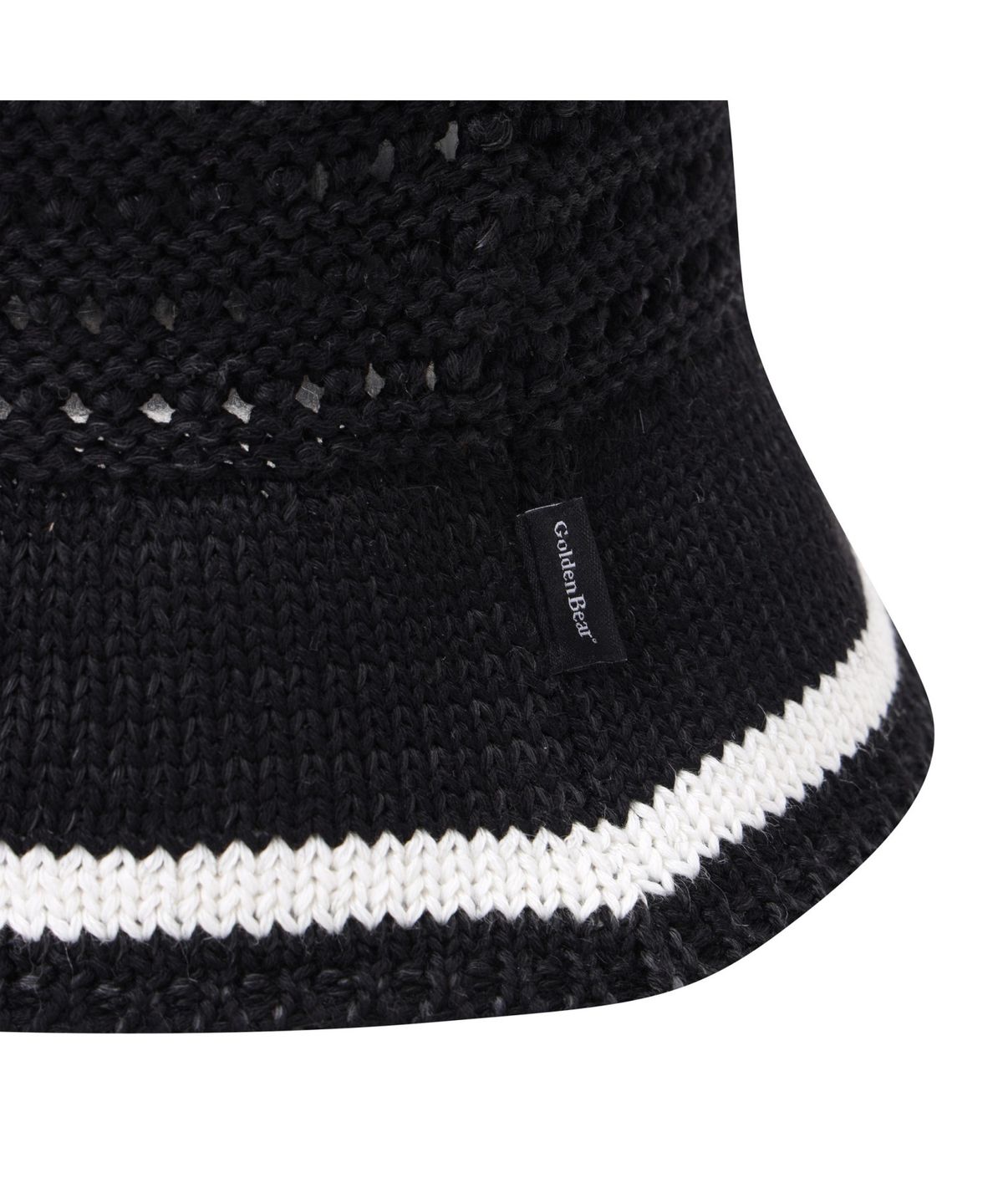 골든베어(GOLDEN BEAR) (WOMEN) Crochet Essential Bucket Hat_G6RAX25321BKX