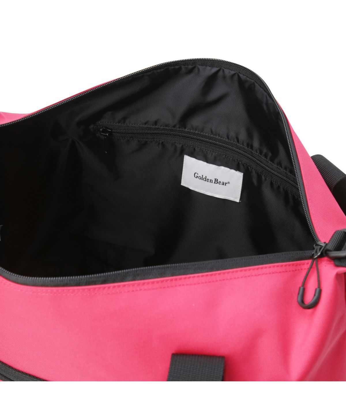골든베어(GOLDEN BEAR) Canvas Logo Printed Boston Bag_G6BOX25121PIX