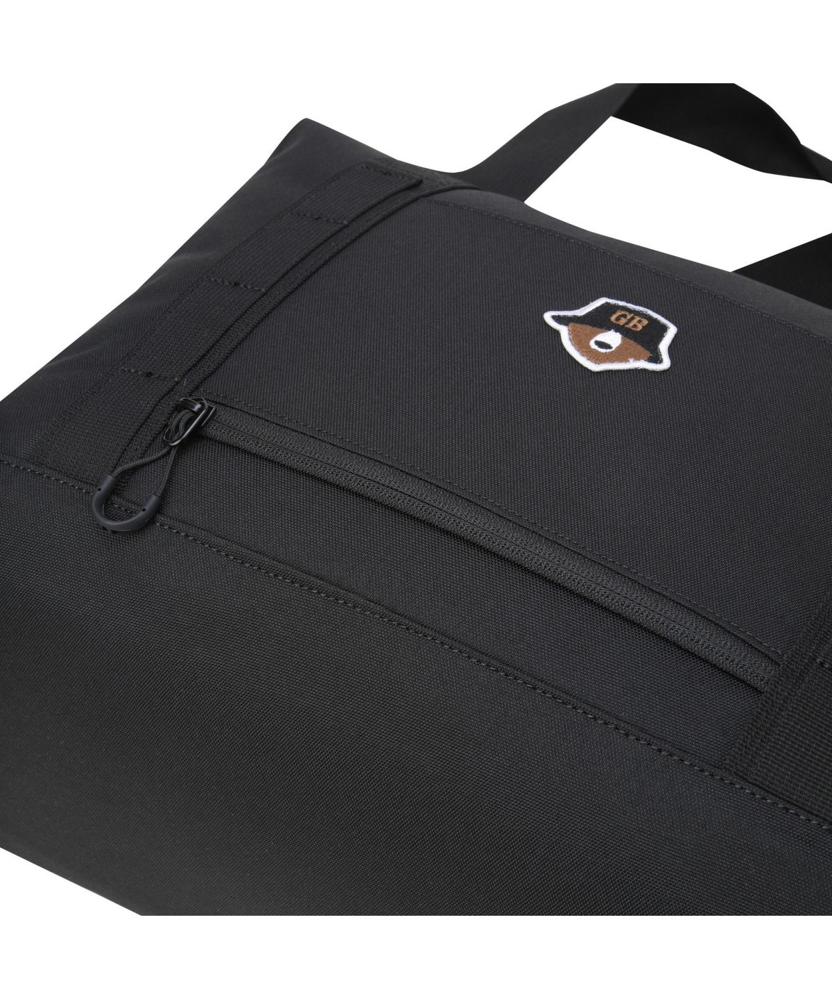 골든베어(GOLDEN BEAR) Canvas Logo Printed Boston Bag_G6BOX25121BKX