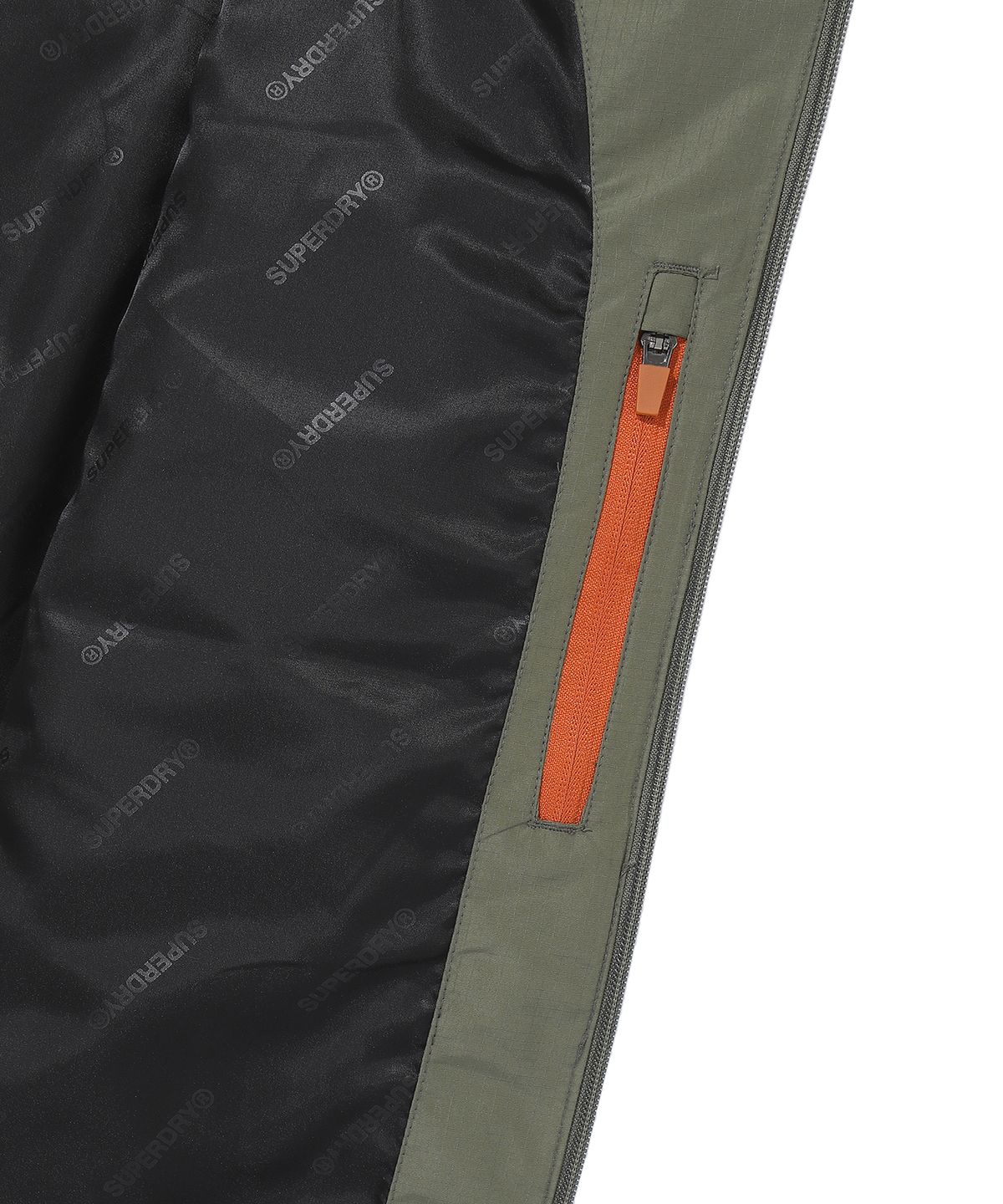 슈퍼드라이(SUPERDRY) 시그니처 윈드치터 자켓 카키 그린