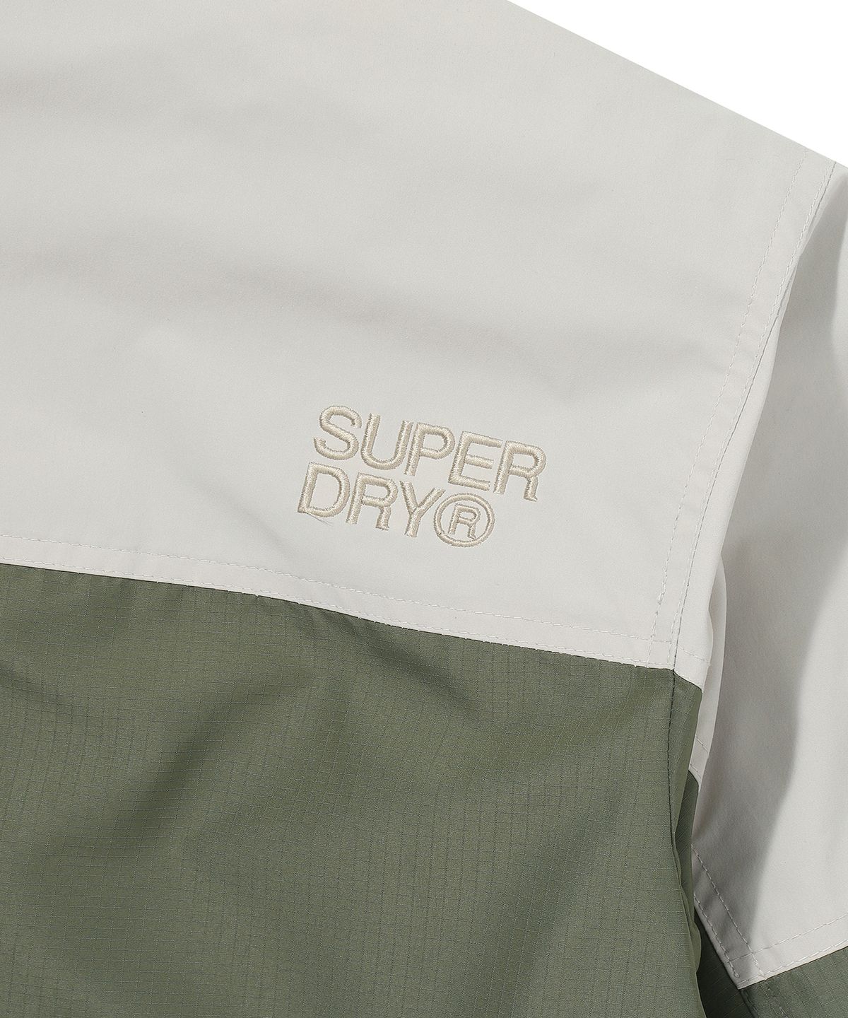 슈퍼드라이(SUPERDRY) 시그니처 윈드치터 자켓 카키 그린