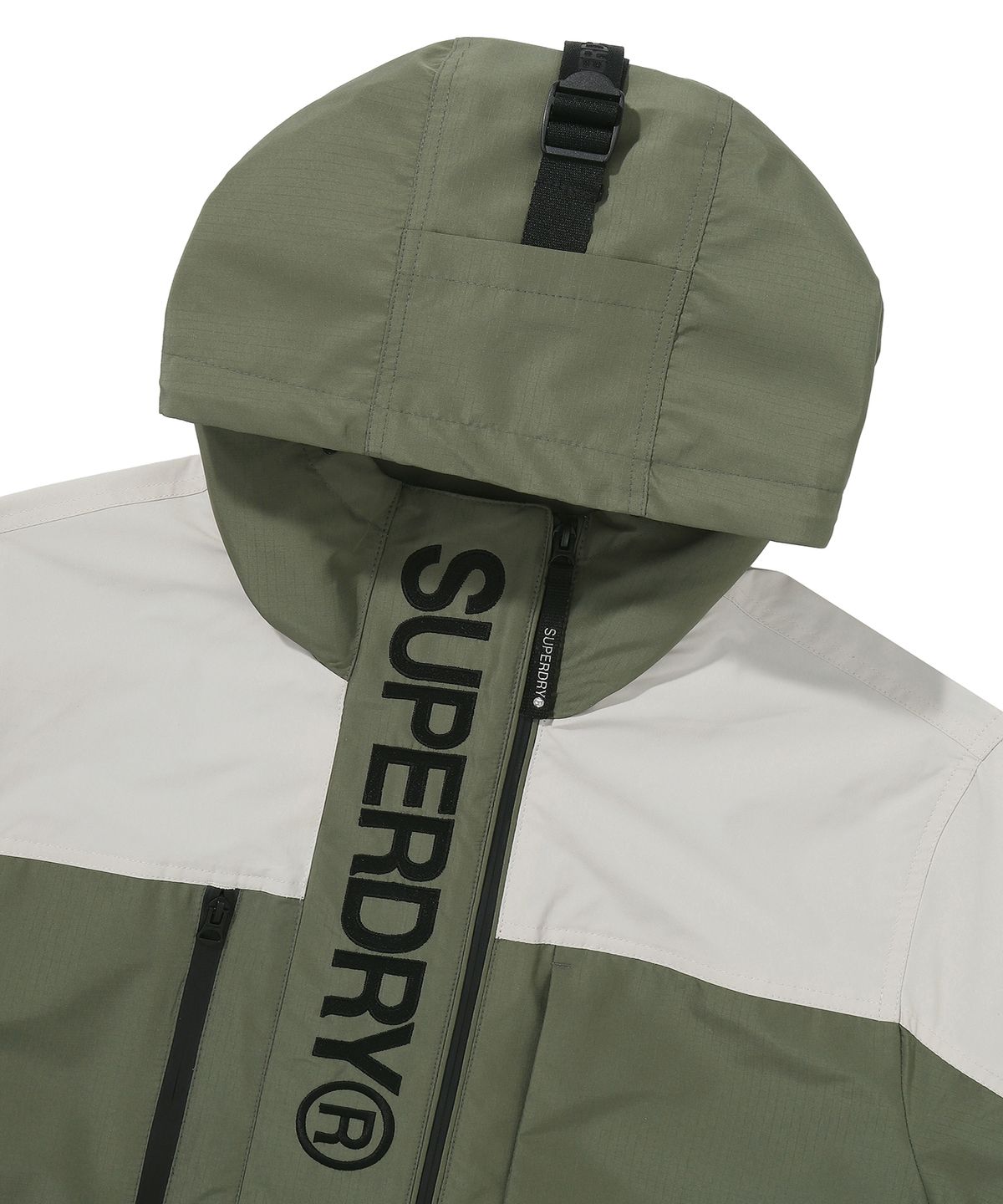 슈퍼드라이(SUPERDRY) 시그니처 윈드치터 자켓 카키 그린