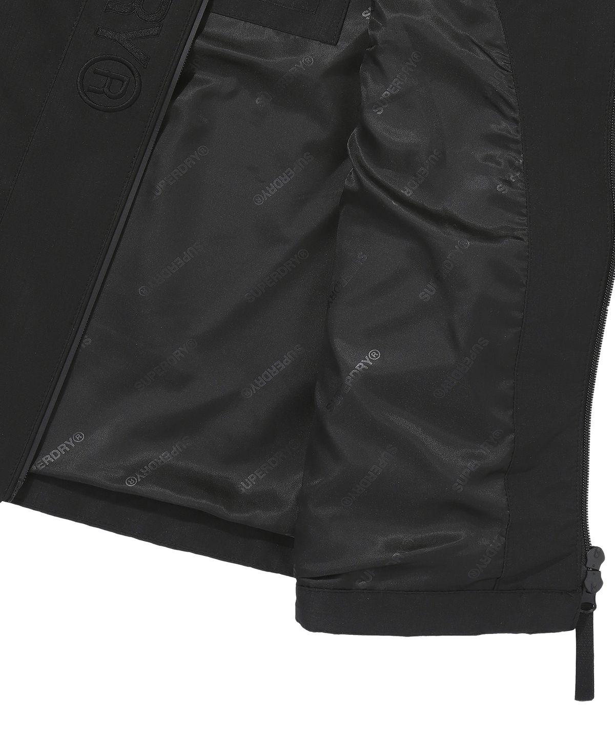 슈퍼드라이(SUPERDRY) W 시그니처 윈드치터 자켓 블랙