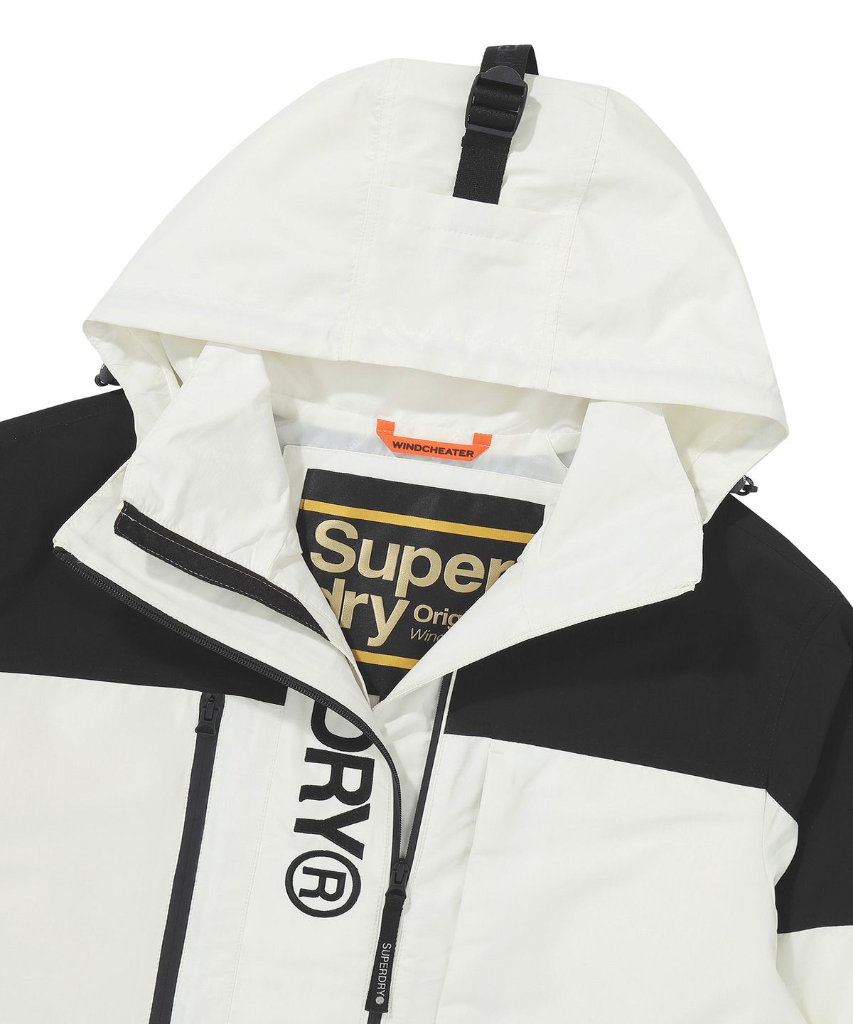 슈퍼드라이(SUPERDRY) 시그니처 윈드치터 자켓 크림
