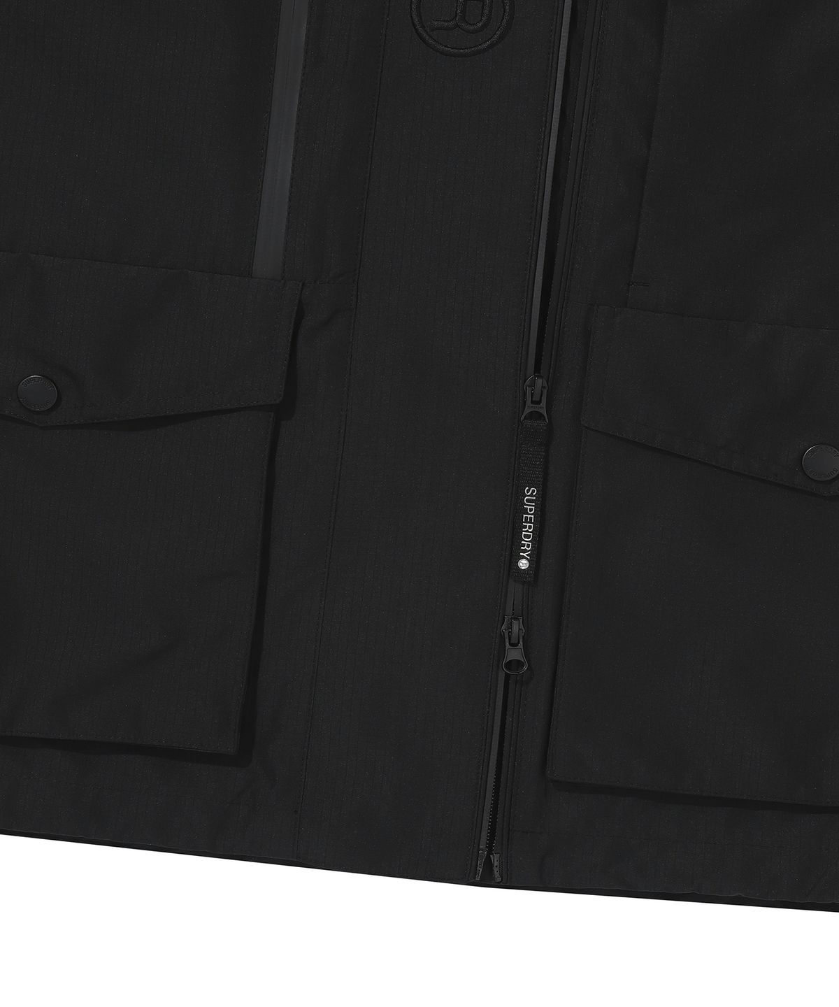 슈퍼드라이(SUPERDRY) 시그니처 윈드치터 자켓 블랙