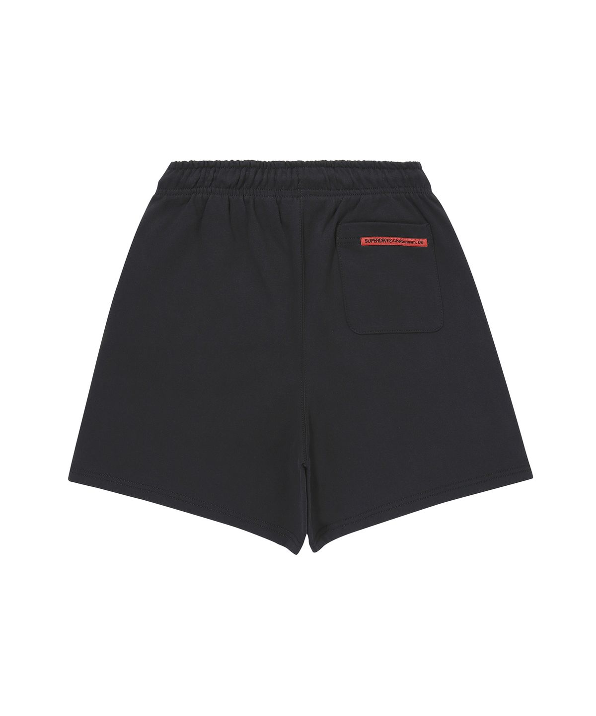 슈퍼드라이(SUPERDRY) W 빈티지 로고 스웨트 쇼츠 블랙