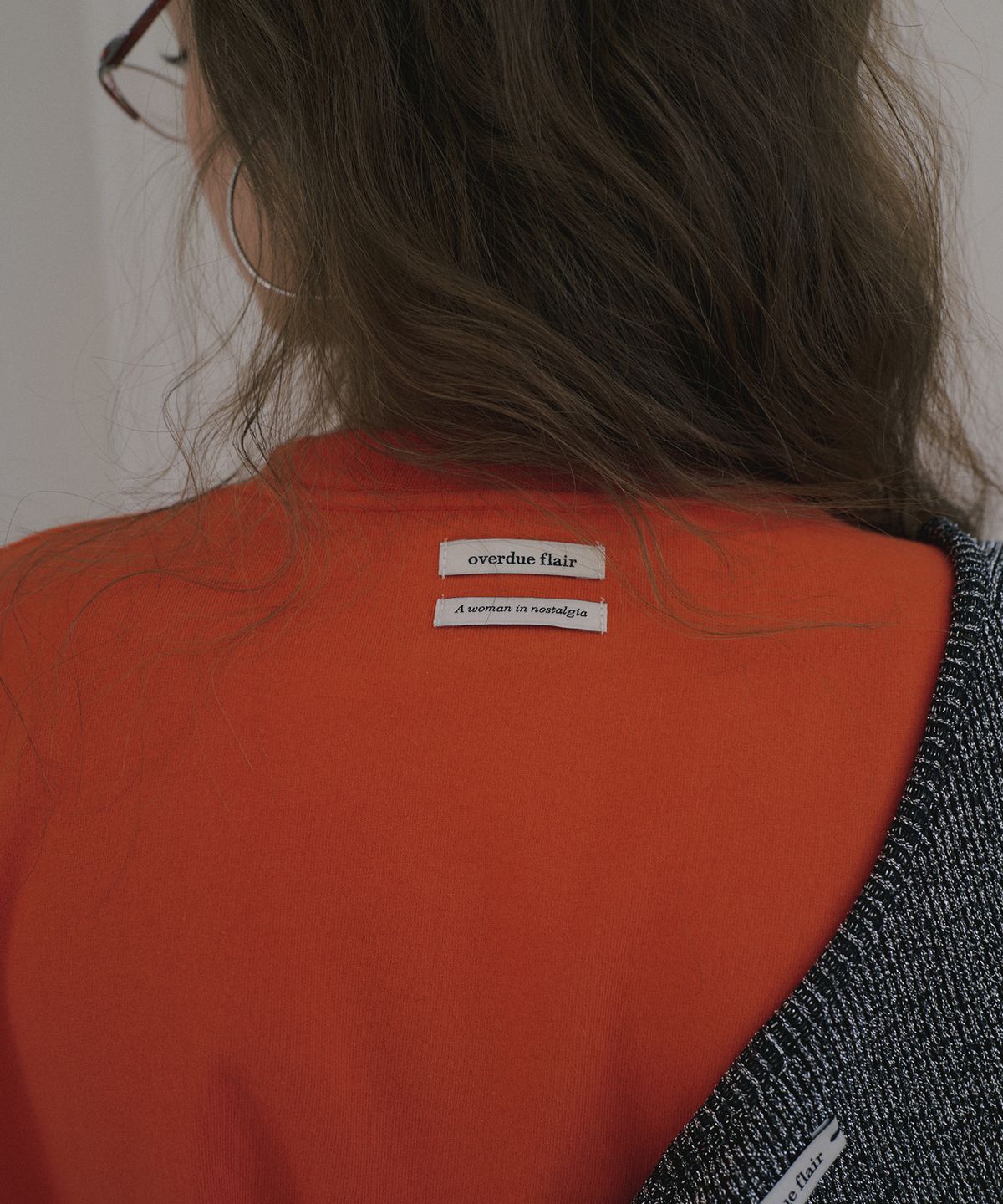 오버듀플레어(OVERDUEFLAIR) OF LOGO T-SHIRT_RED