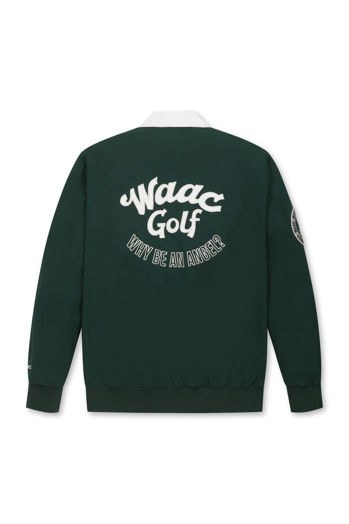 왁(WAAC) Men WAAC Wappen LS Polo Sweatshirt_WMTBS25102GRX