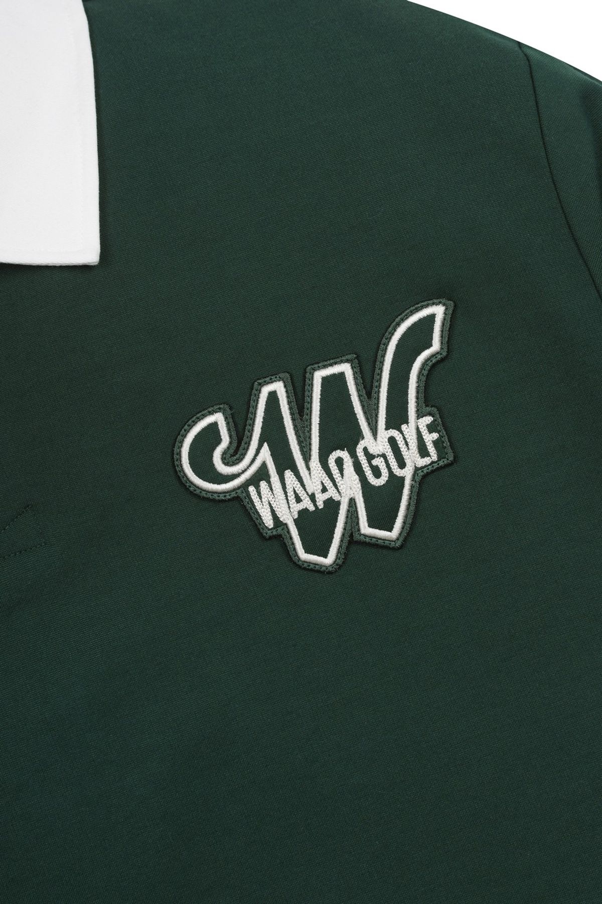 왁(WAAC) Men WAAC Wappen LS Polo Sweatshirt_WMTBS25102GRX