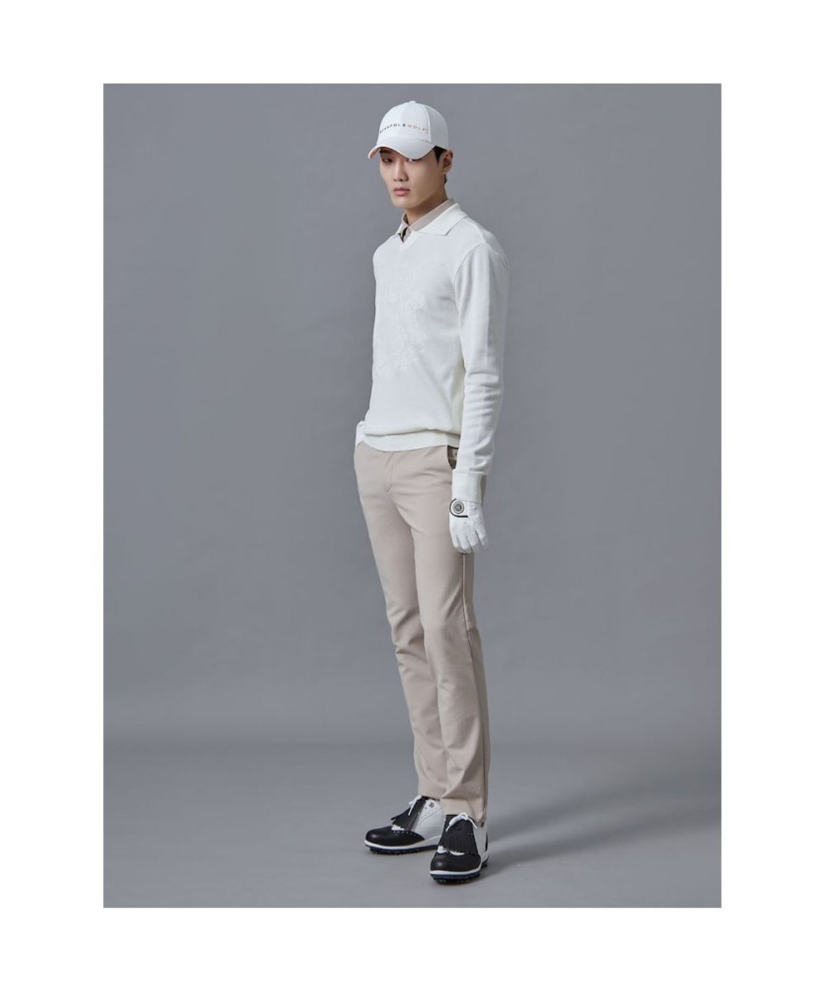 빈폴골프(BEANPOLE GOLF) 남성 봄 면터치 슬림 팬츠 - 베이지
