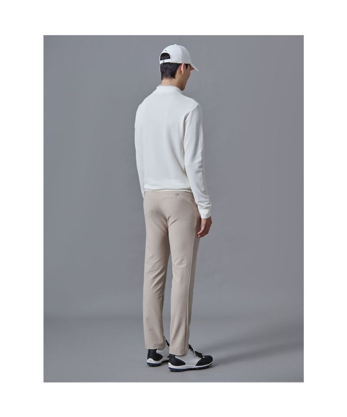 빈폴골프(BEANPOLE GOLF) 남성 봄 면터치 슬림 팬츠 - 베이지