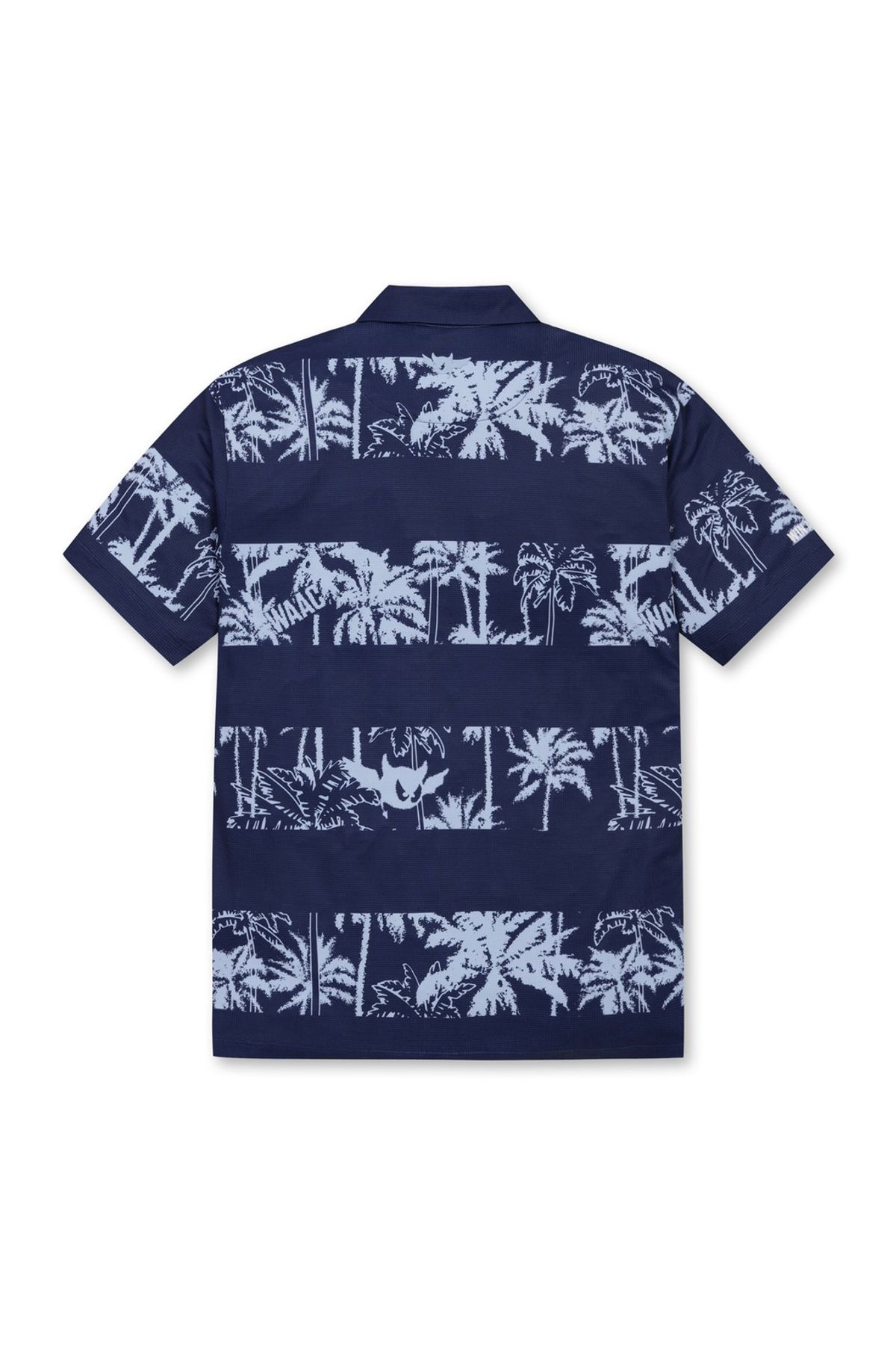 왁(WAAC) Men Athletic Palm Tree Block Polo_WTTCM25403NYD