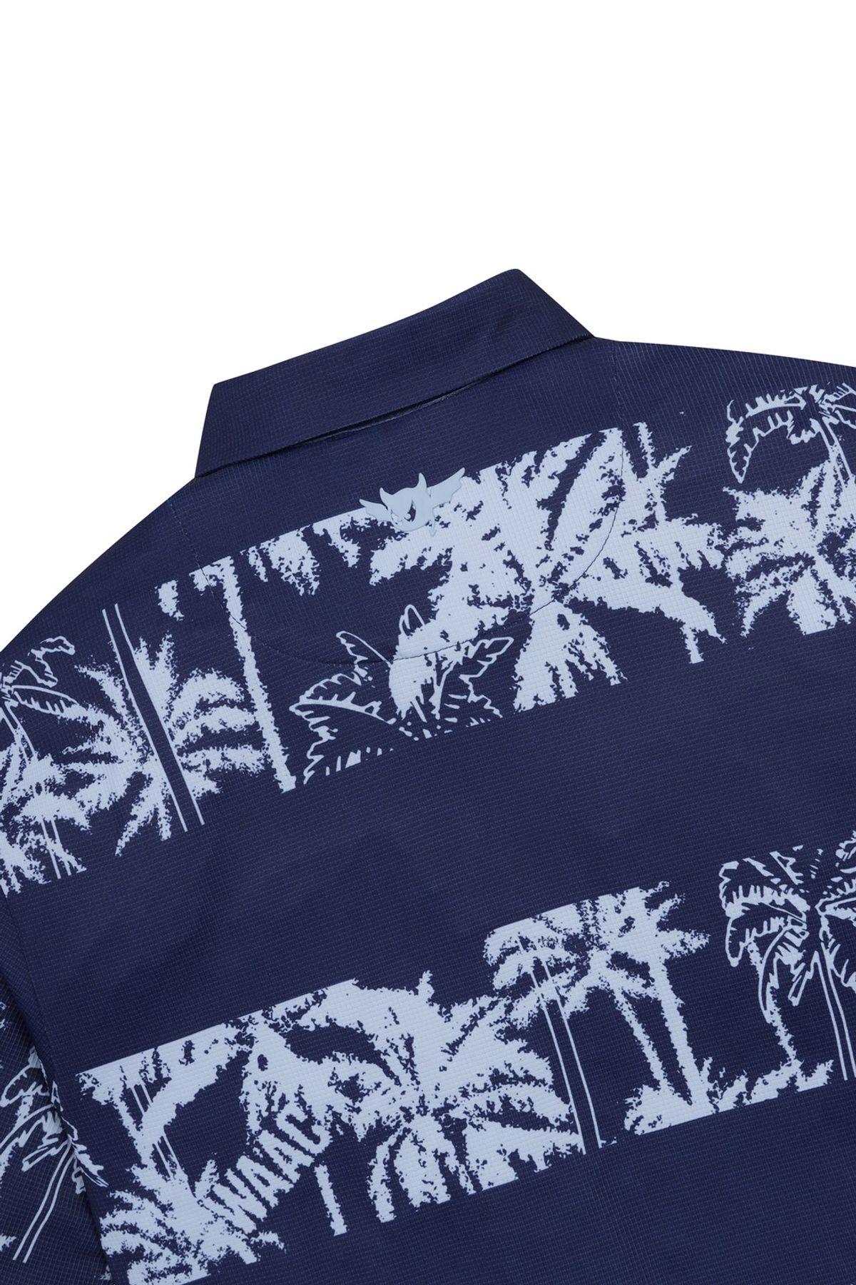 왁(WAAC) Men Athletic Palm Tree Block Polo_WTTCM25403NYD