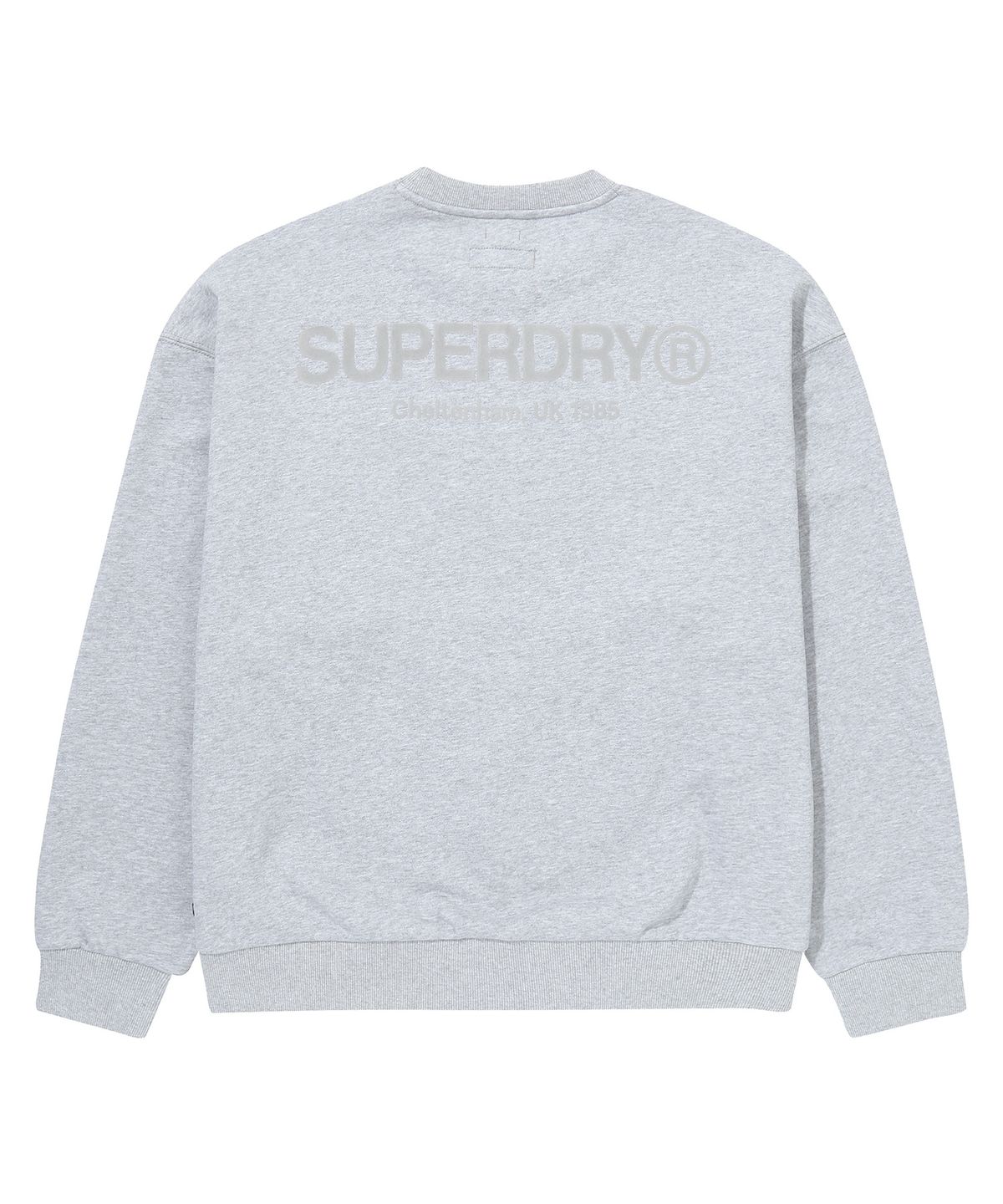 슈퍼드라이(SUPERDRY) 코어 스웨트 셔츠 라이트 멜란지 그레이