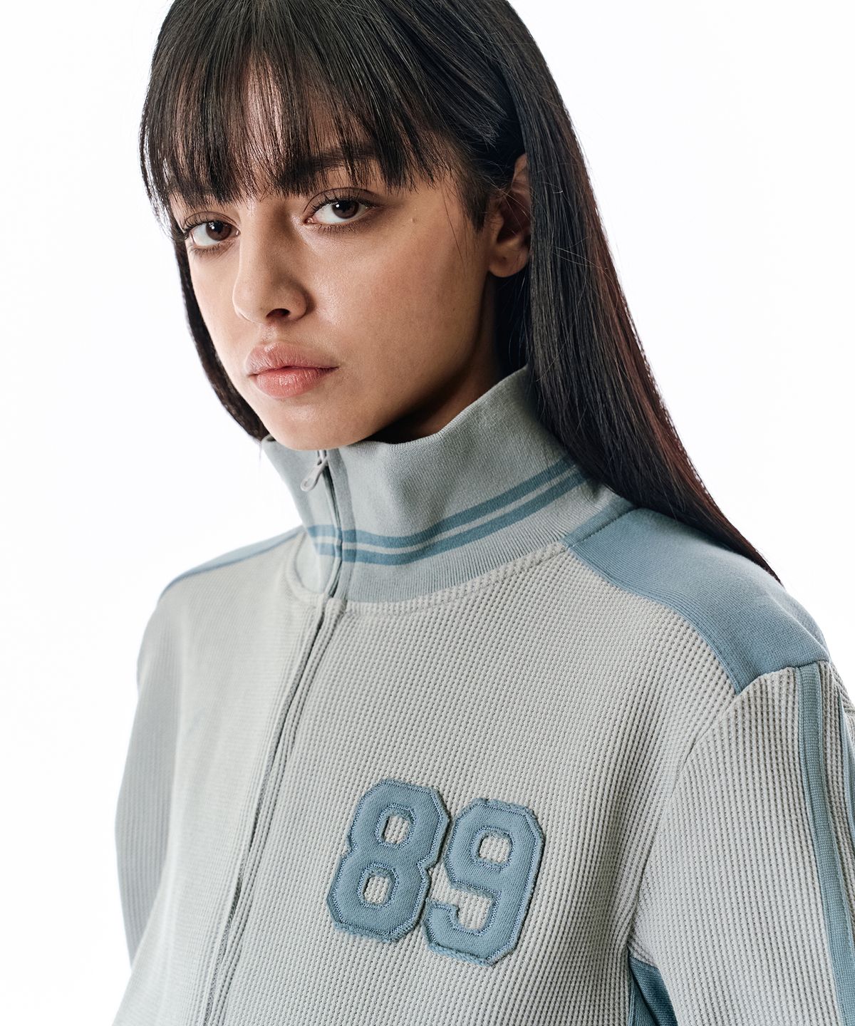 세컨모놀로그(SECONDMONO) Waffle Track Jacket [SEBLUE]_SEJK022SEBLUE