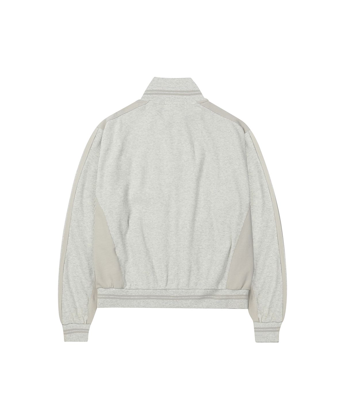 세컨모놀로그(SECONDMONO) Waffle Track Jacket [BEIGE]_SEJK022BEIGE