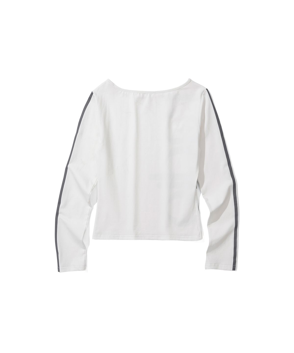 세컨모놀로그(SECONDMONO) W. Radio Lettering Slim Fit Long Sleeve [IVORY]_SEWTS001IVORY