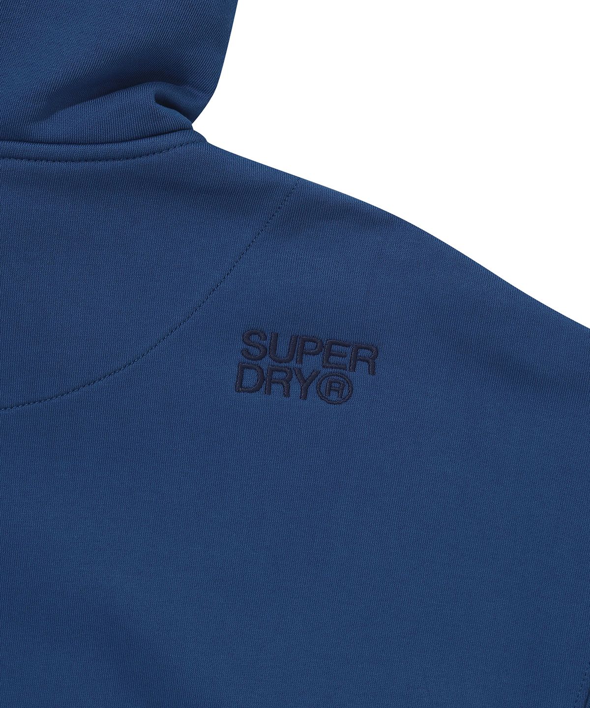 슈퍼드라이(SUPERDRY) 코어 2-WAY 후드집업 네이비