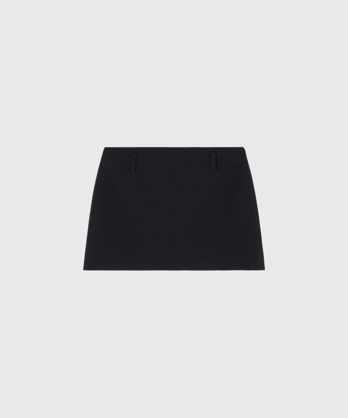 룩캐스트(LOOKAST) 루나 베이직 미니 스커트_차콜 / LUNA BASIC MINI SKIRT_CHARCOAL