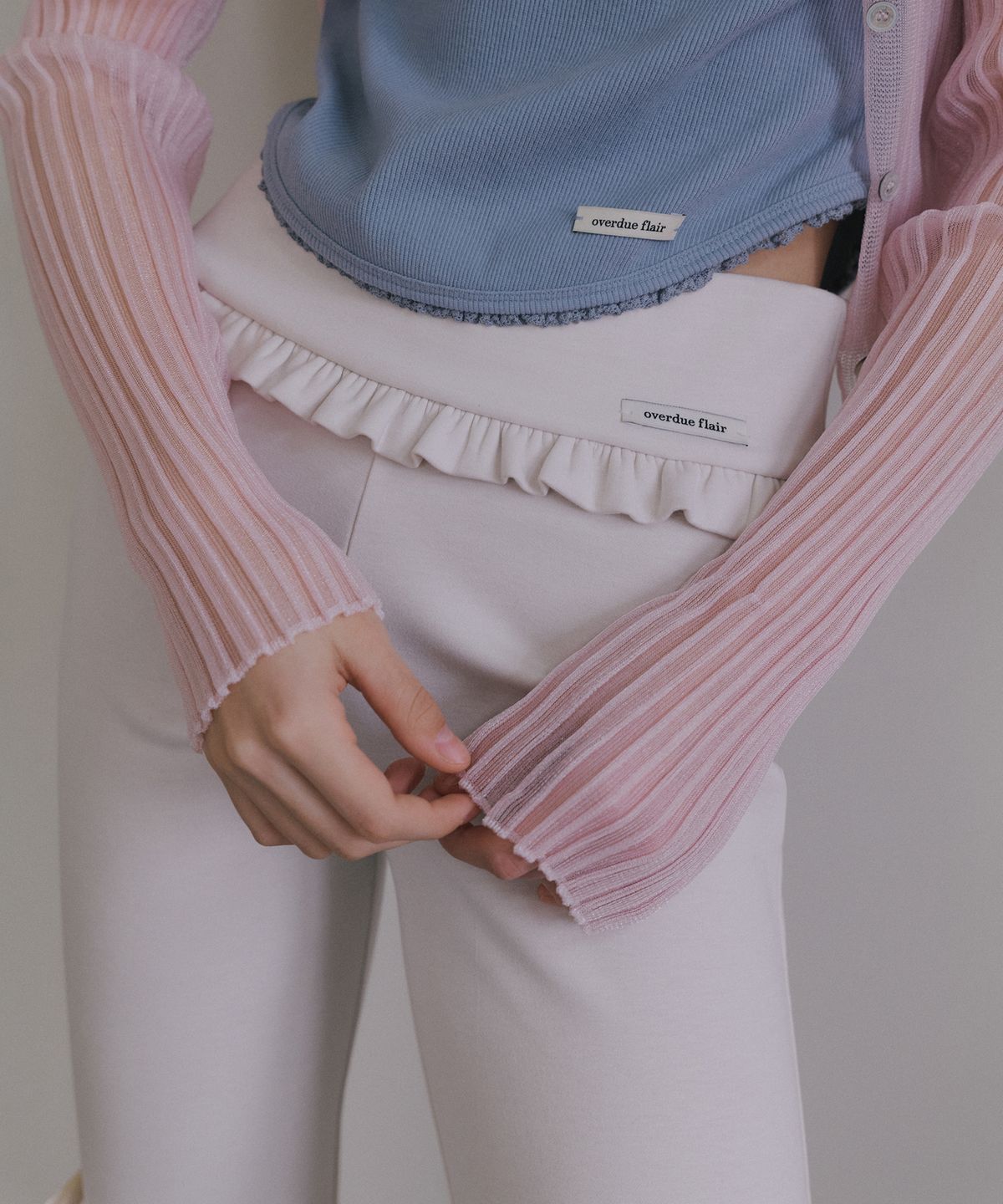 오버듀플레어(OVERDUEFLAIR) FRILL BIKER SHORTS_CREAM