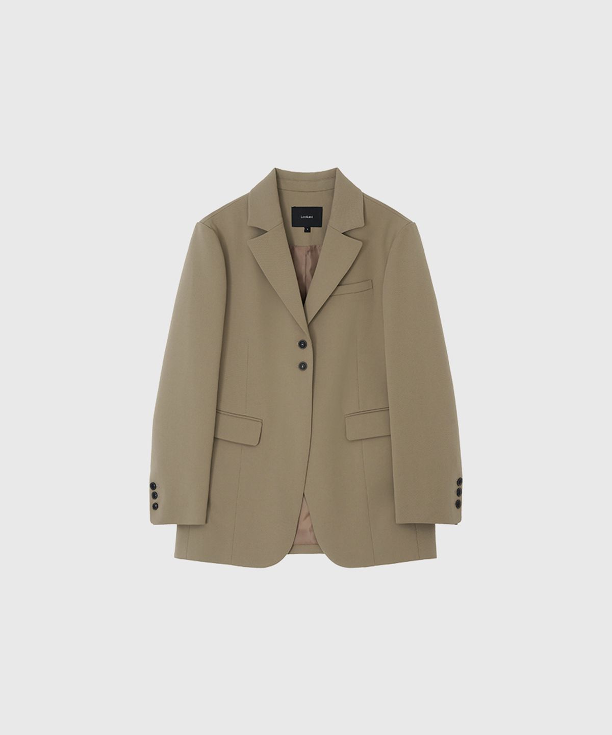 룩캐스트(LOOKAST) 니야 오버핏 싱글 자켓 / NIYA OVERFIT SINGLE JACKET_3colors