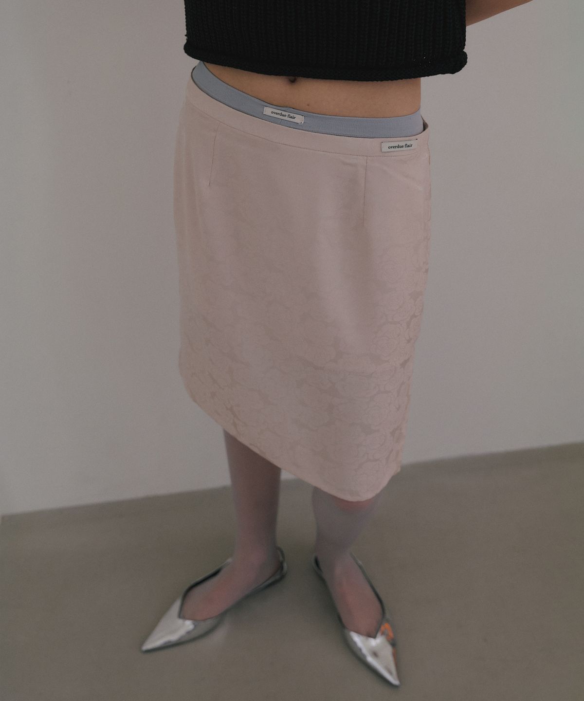 오버듀플레어(OVERDUEFLAIR) SHEER LAYERED WRAP SKIRT_BEIGE