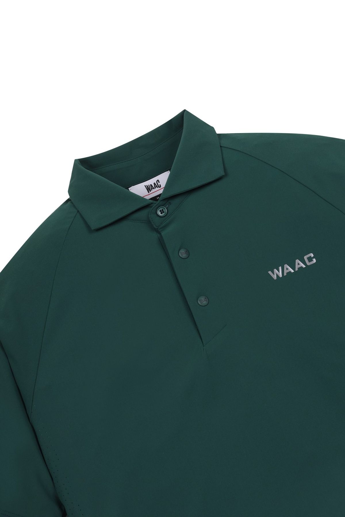 왁(WAAC) Men PLAYER S EDITION SS Raglan Polo_WMTCM25201GRD