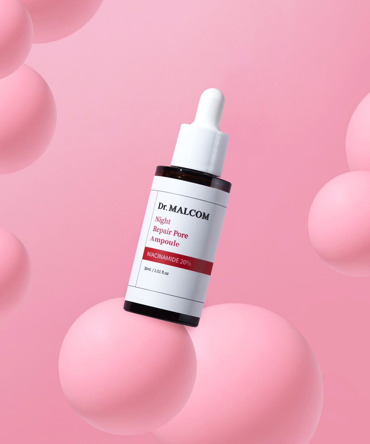 말콤(MALCOM) 나이트 리페어 포어 앰플 30ml