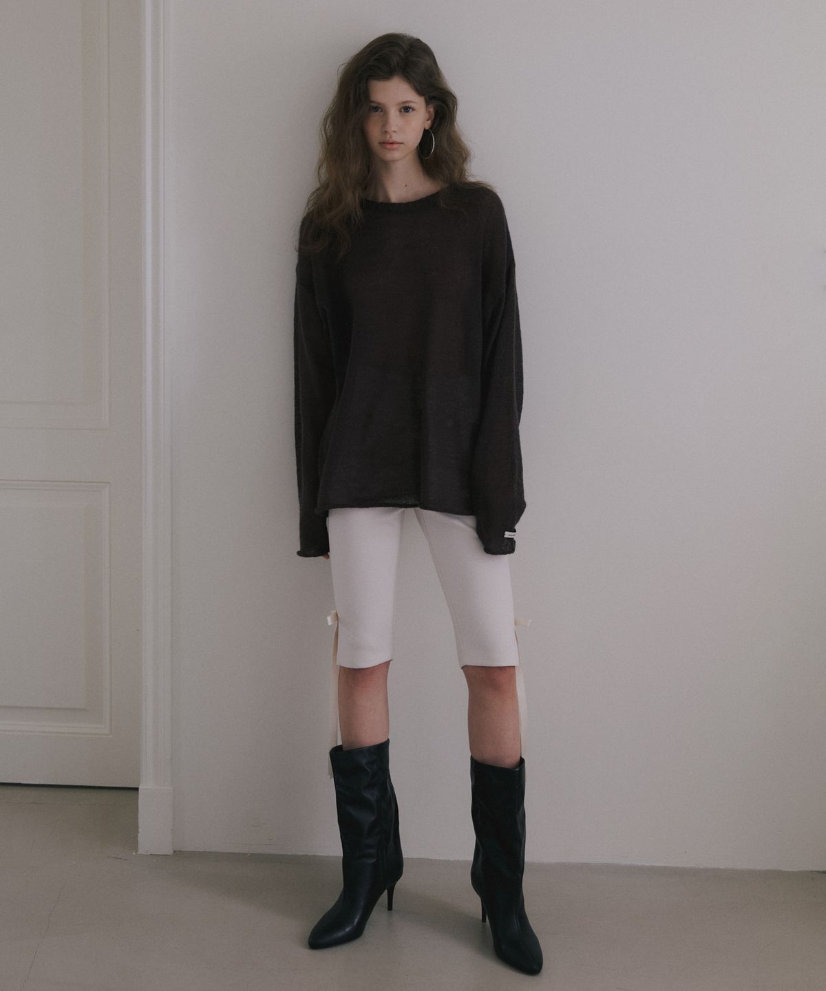 오버듀플레어(OVERDUEFLAIR) MOHAIR OF SWEATER_CHARCOAL