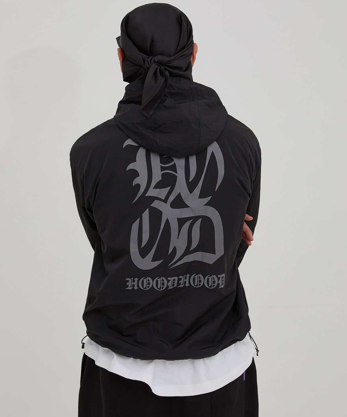 후드후드(HOODHOOD) H 윈드 브레이커 블랙