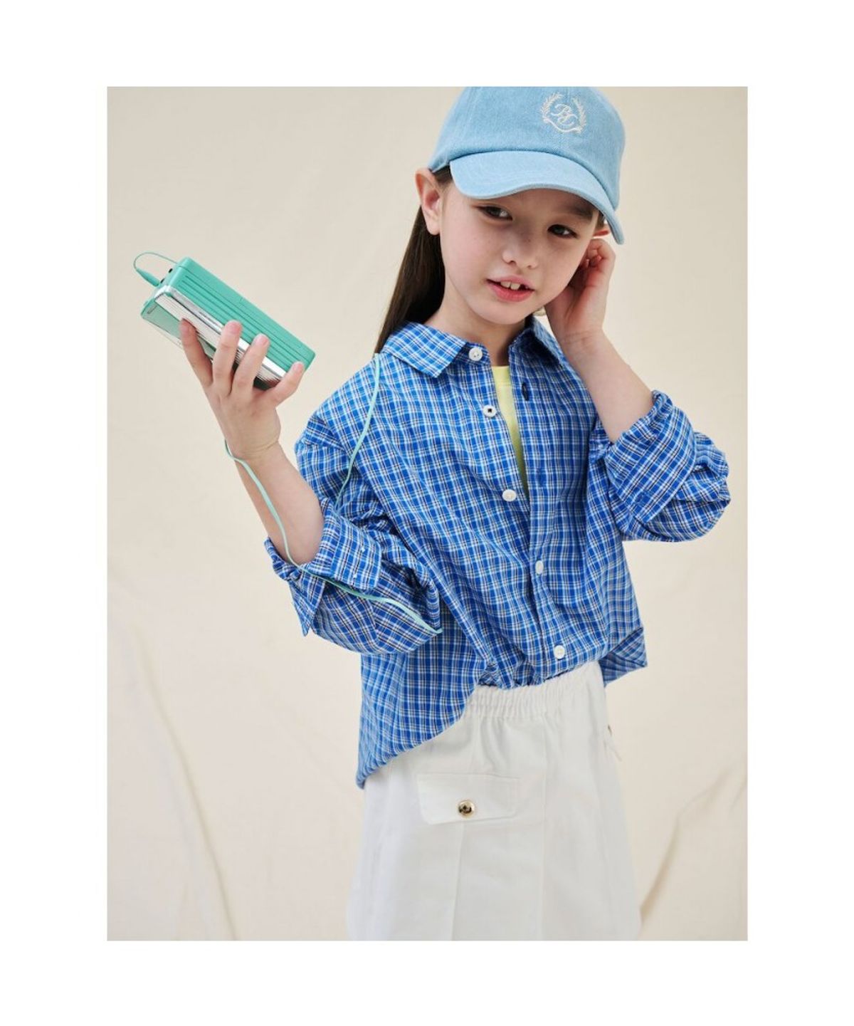 빈폴 키즈(BEANPOLE KIDS) 치노 플리츠 치마 바지  아이보리 (BI5227G030)